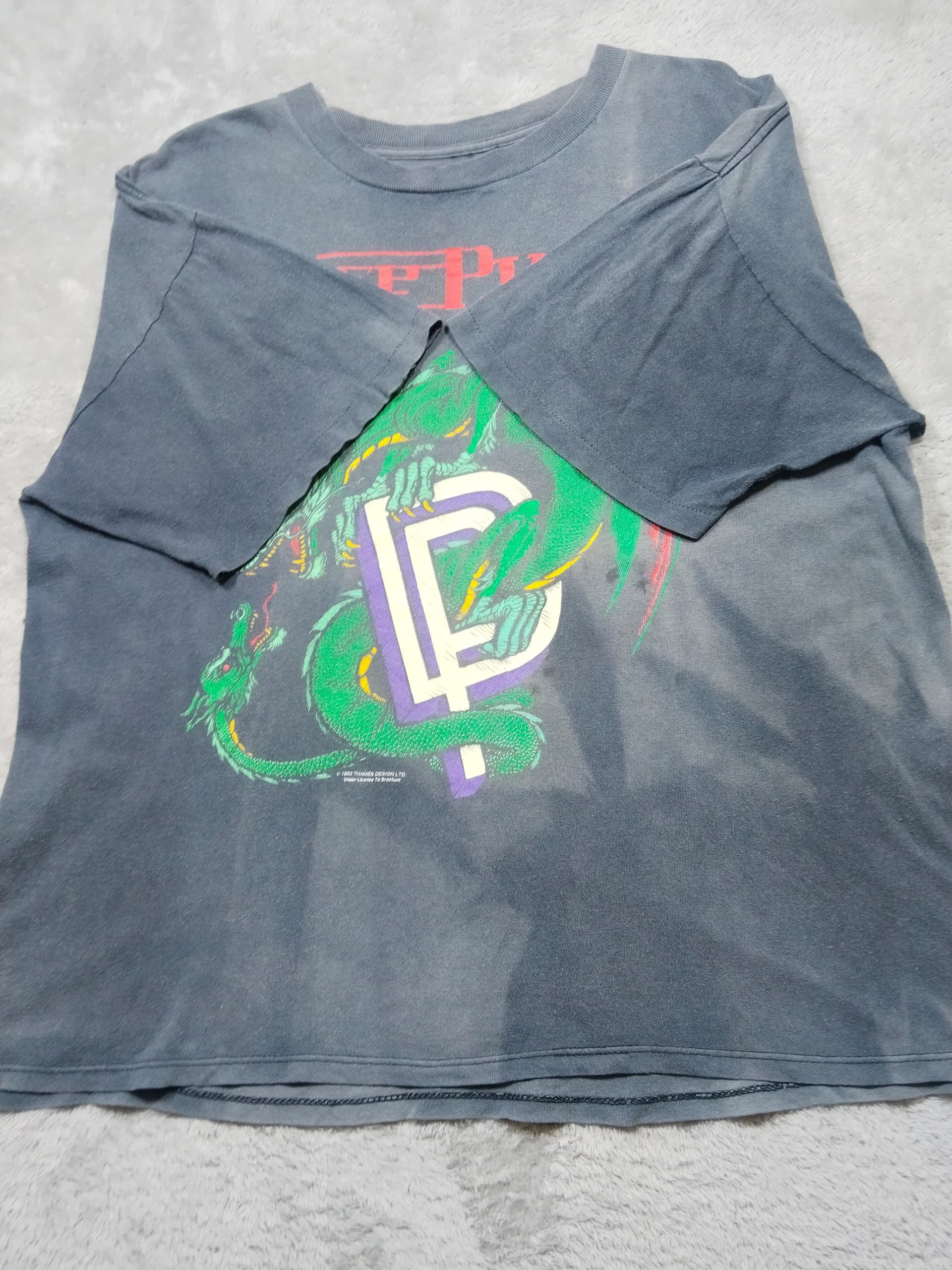 Band Tees VINTAGE DISTRESSED DEEP PURPLE 1993 BAND T SHIRT Size US XL / EU 56 / 4 - 7 Thumbnail