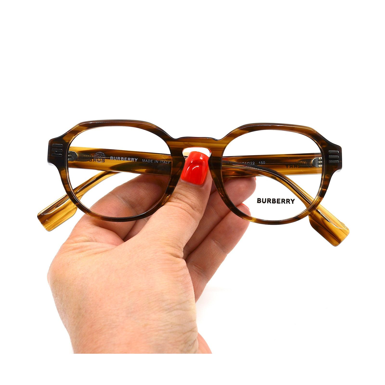 Burberry NEW BURBERRY BE2386 4096 BROWN UNISEX EYEGLASSES FRAME Size ONE SIZE - 12 Thumbnail
