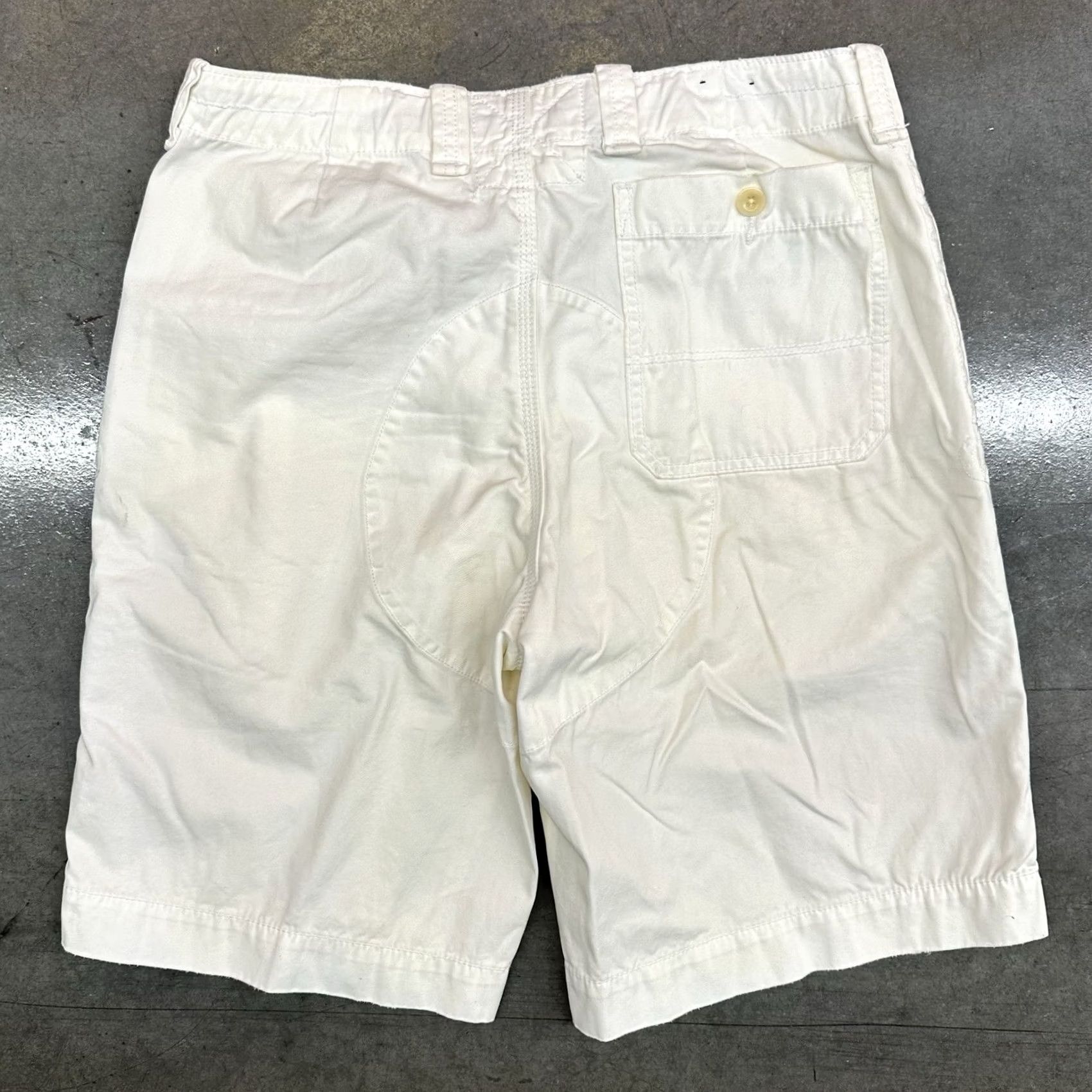 Polo Ralph Lauren VINTAGE Polo Ralph Lauren White Cargo Shorts Men 33 Drawstring Gusset Military 90s Army Outdoor Casual Travel Poly? Size US XS / EU 42 / 0 - 2 Thumbnail