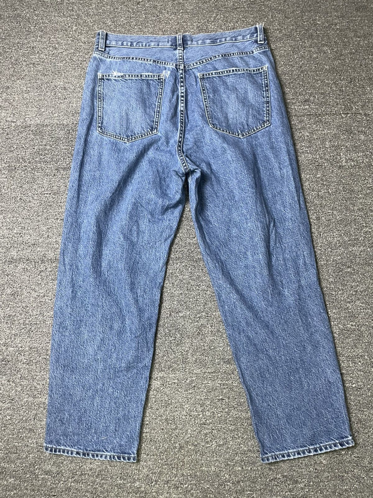 Japanese Brand × Uniqlo × Vintage UNIQLO Japanese Brand Baggy Jeans (92) Size US 32 / EU 48 - 10 Thumbnail