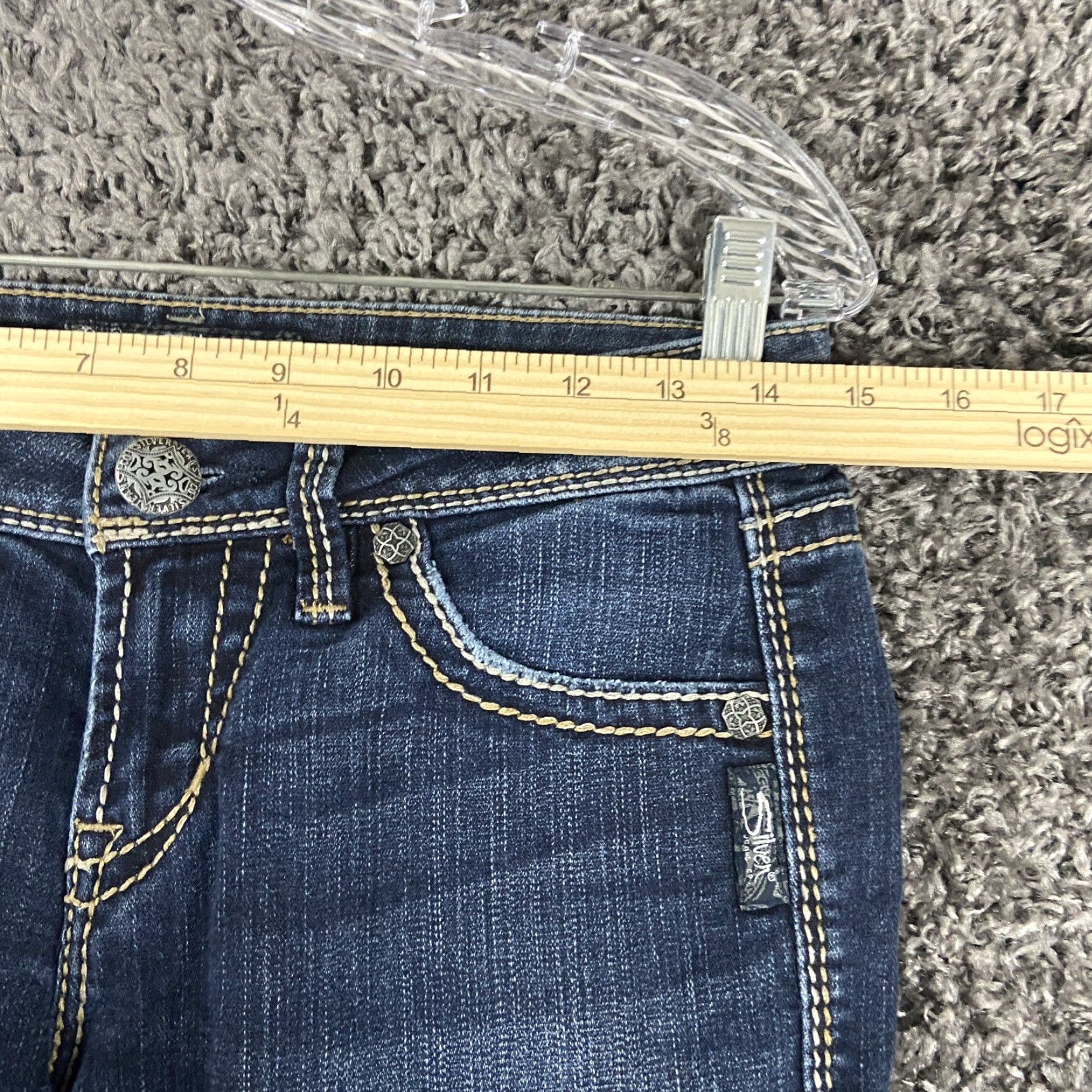 Silver Jeans Co. SILVER JEANS Lola Bootcut Jeans Women’s 26 Blue Metal Size 26" / US 2 / IT 38 - 7 Thumbnail