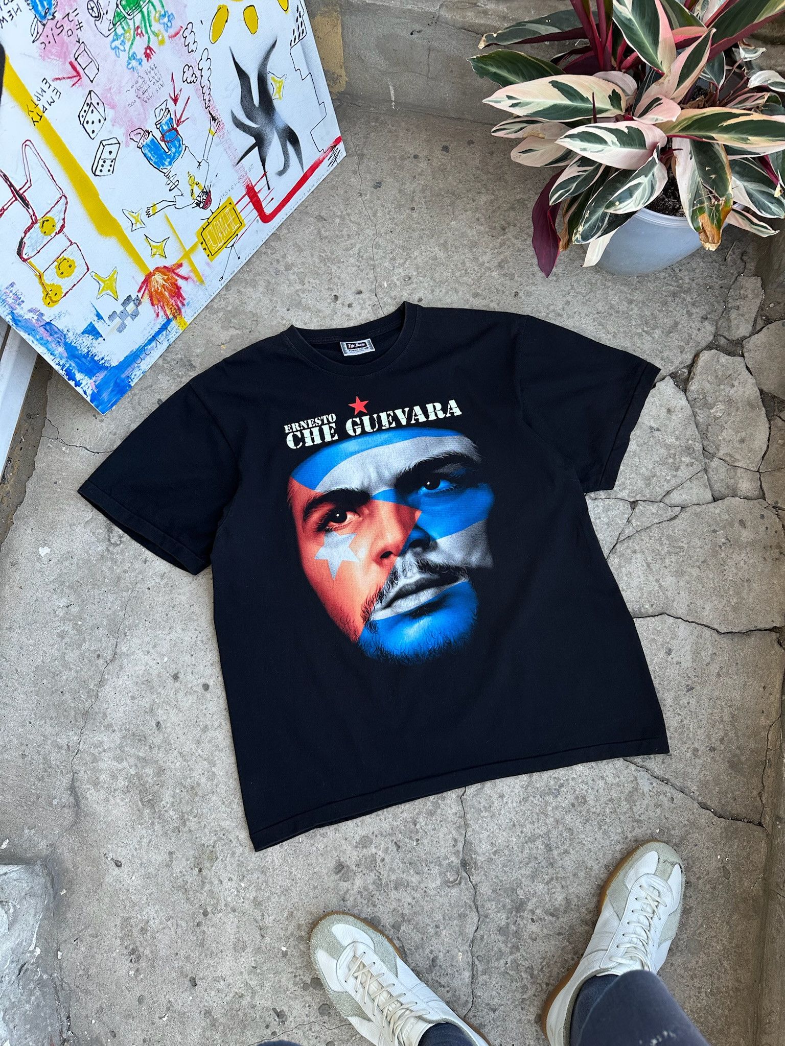 Other Vintage che guevara Face Tee Band Rock T Shirt Size US XL / EU 56 / 4 - 3 Thumbnail