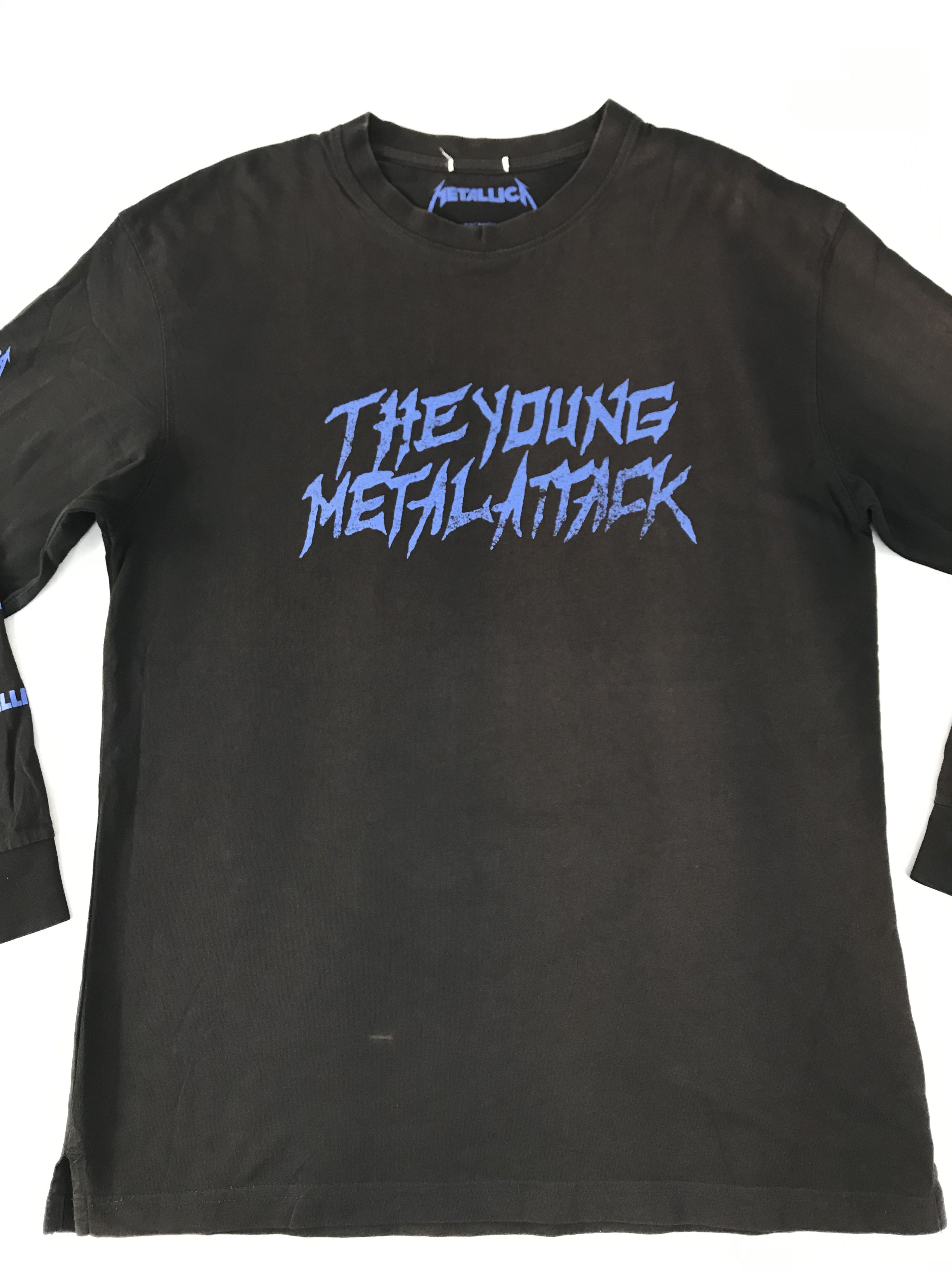 Band Tees × Metallica Metallica The Young Metal Attack Side Tape Rock Band Printed Size US M / EU 48-50 / 2 - 3 Thumbnail