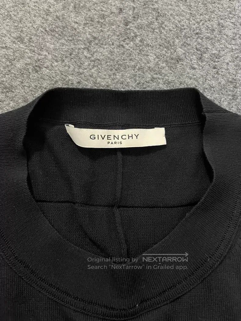 Givenchy Givenchy Black Dog Head Embroidered Knit Sweater Size US XL / EU 56 / 4 - 3 Thumbnail