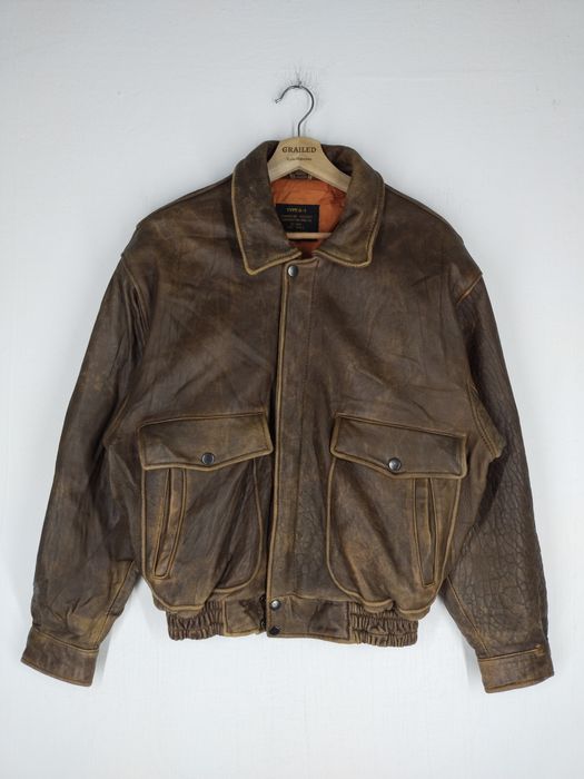 Us Air Force Vintage Type - G1 Us Army Air Force Leather Jacket 