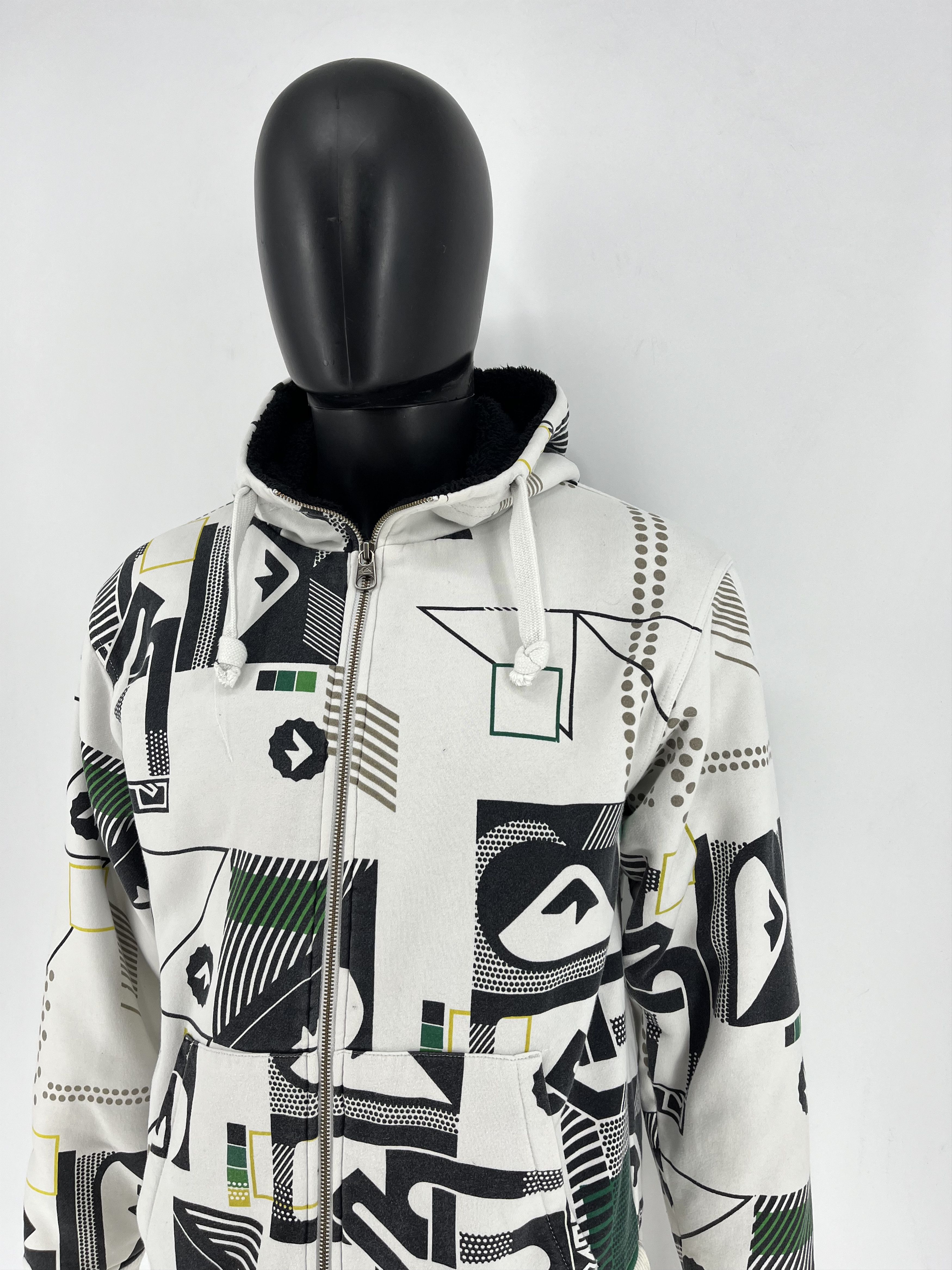 Japanese Brand × Quiksilver Quiksilver Sherpa Lined Zip Hoodie Adult Medium Size US M / EU 48-50 / 2 - 3 Thumbnail