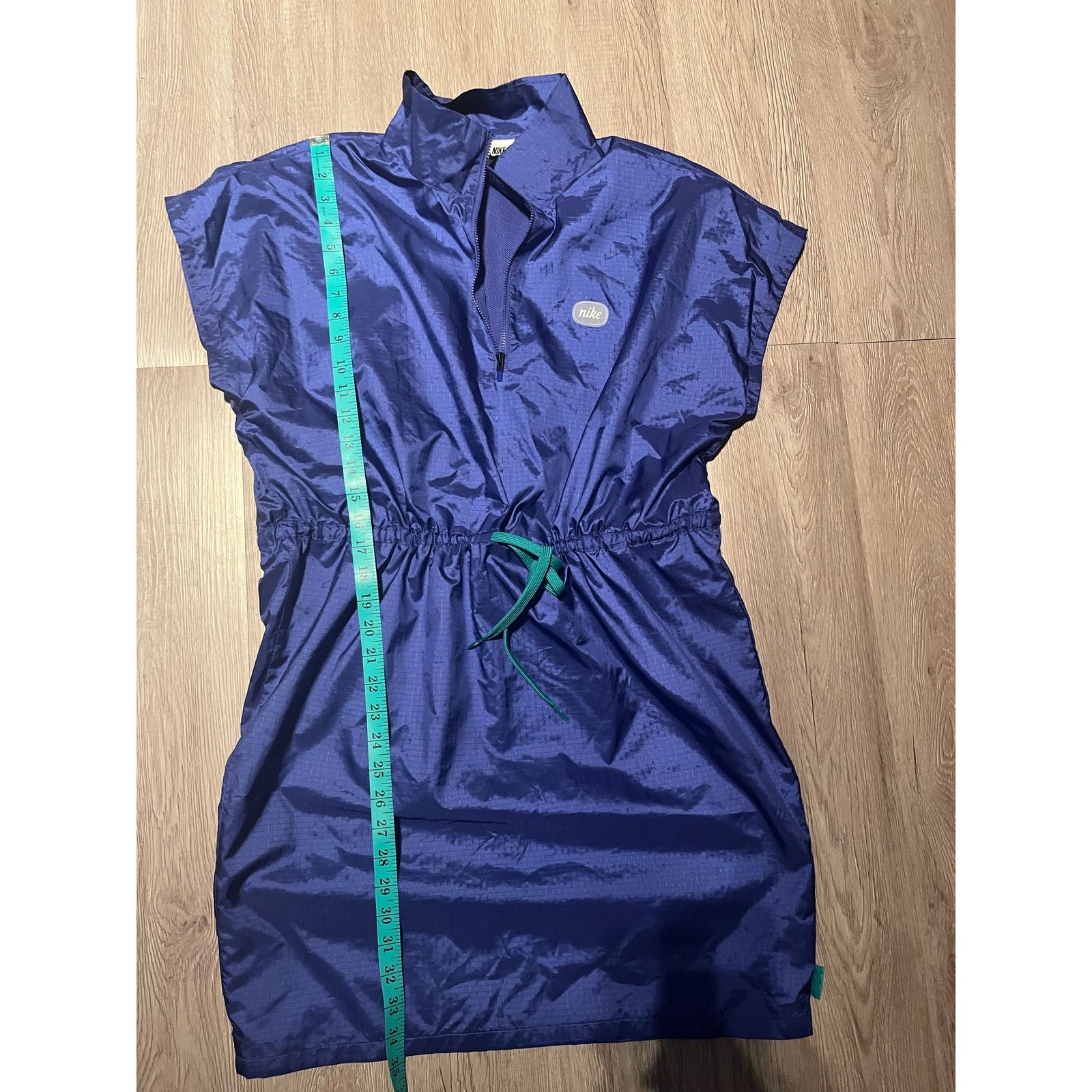 Nike Nike - Drawstring Dress / Small / Blue Size S / US 4 / IT 40 - 3 Thumbnail