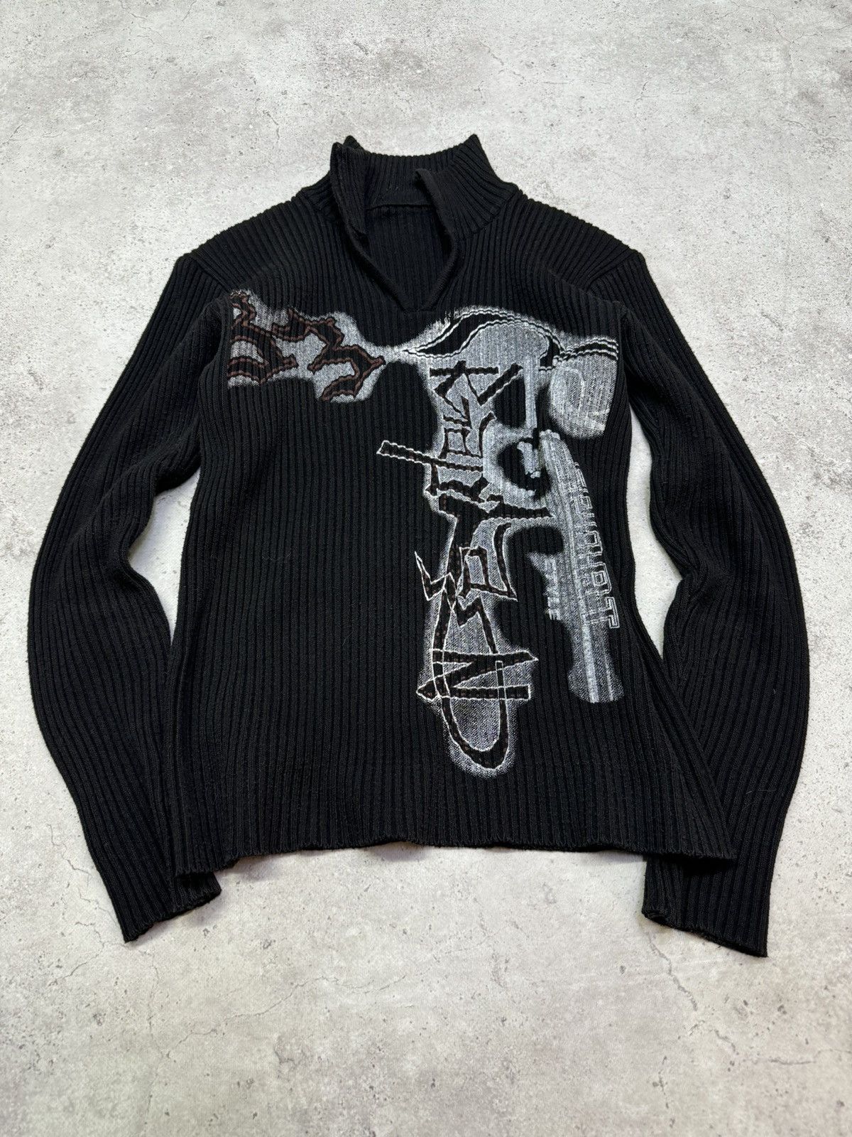 Junya Watanabe Vintage 00s Knit Archival Sweater Size US M / EU 48-50 / 2 - 2 Thumbnail