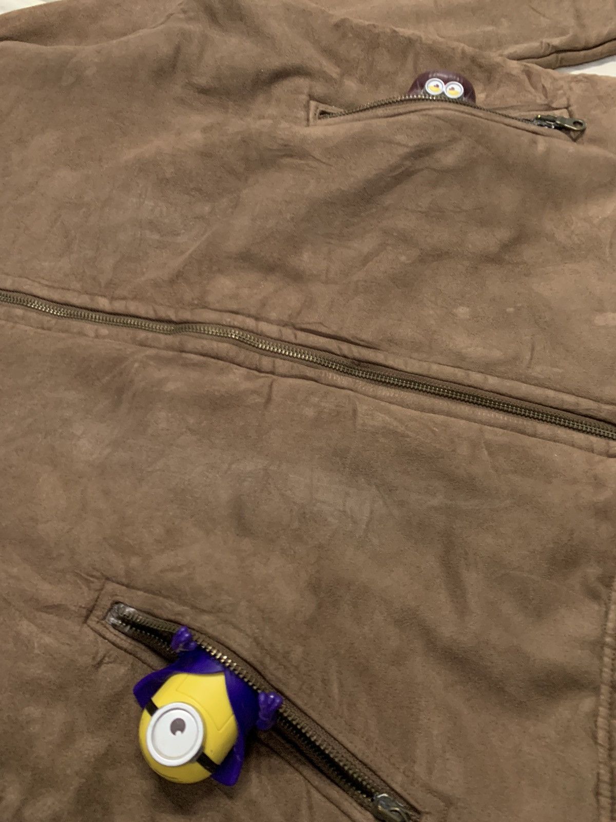 Japanese Brand Vintage Japanese Brand Faux Suede Style Sherpa Lined Jacket Size US M / EU 48-50 / 2 - 6 Thumbnail