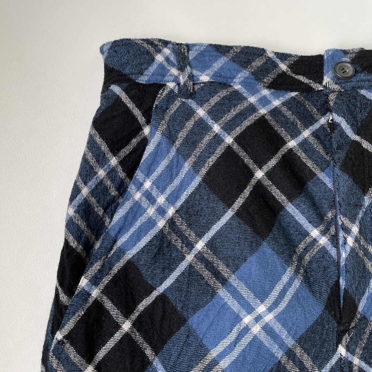 Comme des Garcons Check Wool Flared Leg Trousers Size US 36 / EU 52 - 3 Thumbnail