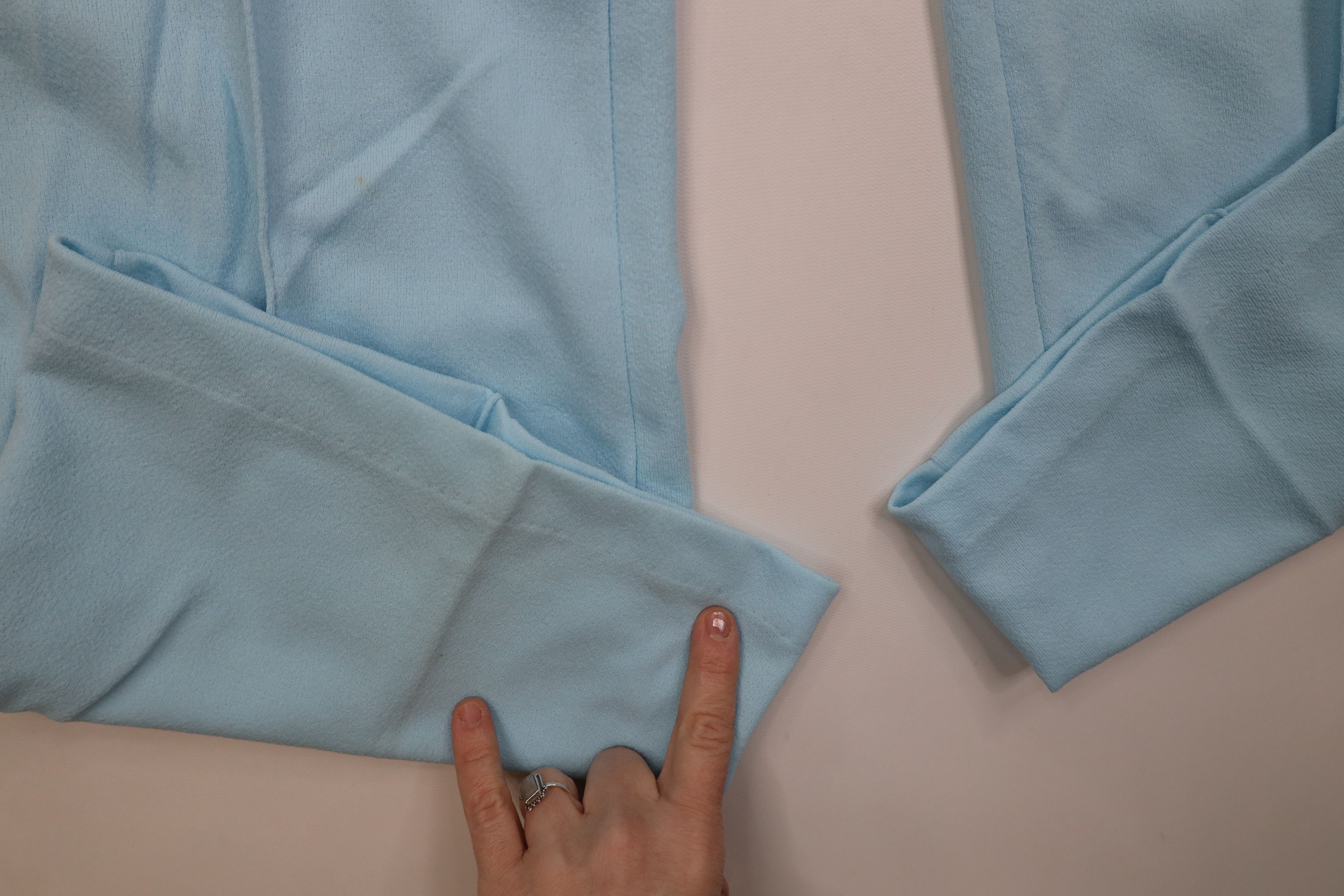 Vintage Vintage 70s Streetwear Bell Bottoms Chino Pants Blue USA Size 38" / US 16 / IT 52 - 6 Thumbnail
