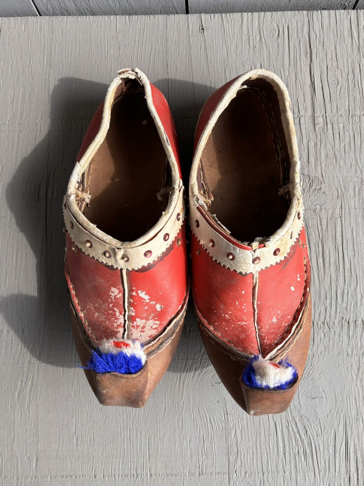 Other Antique Tsarouchi Greek National Guard Moccasin Pom Pom Loaf Size US 8 / EU 41 - 6 Thumbnail