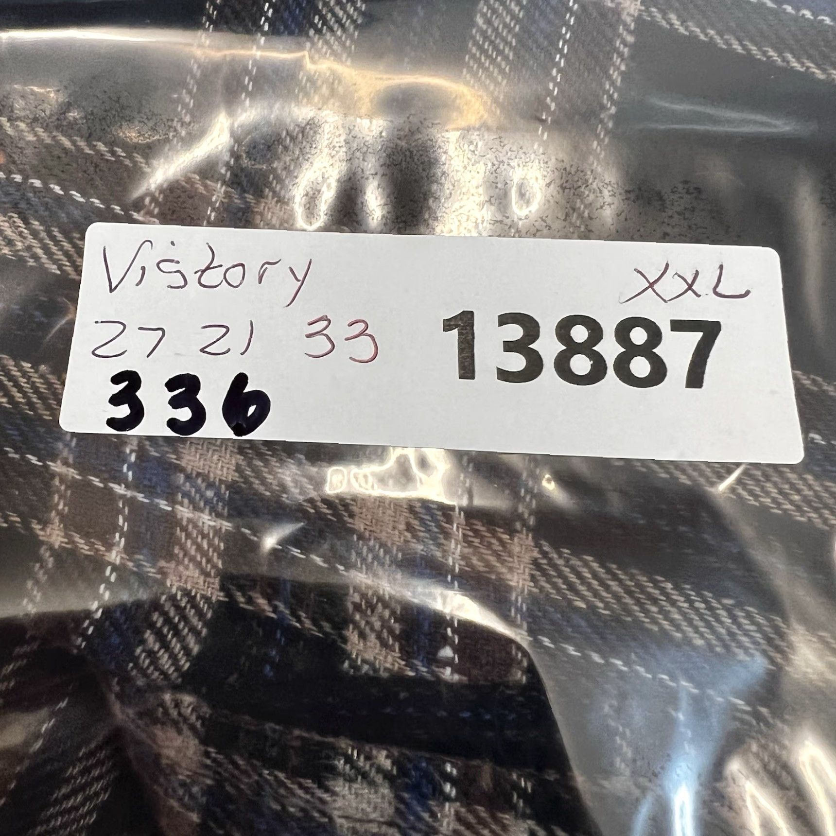 Vintage Victory Sportswear Plaid Flannel Button-Up Shirt Mens Size 2XL Gray Size US XXL / EU 58 / 5 - 7 Thumbnail