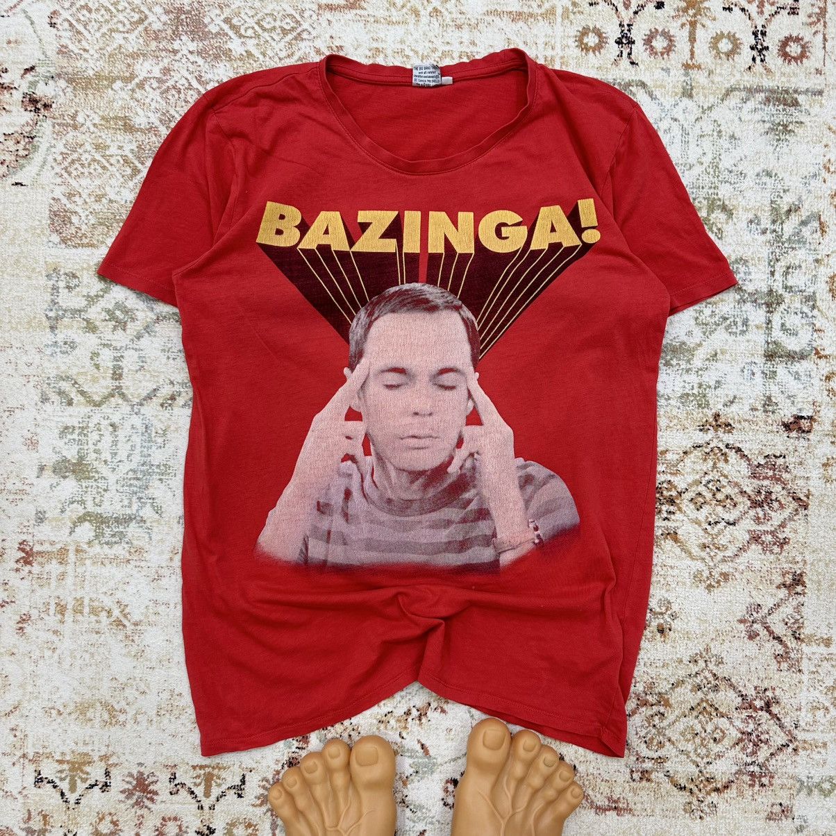 Vintage Vintage Adult The Big Bang Theory Bazinga T-shirts Y2K 00s Size US L / EU 52-54 / 3 - 1 Thumbnail