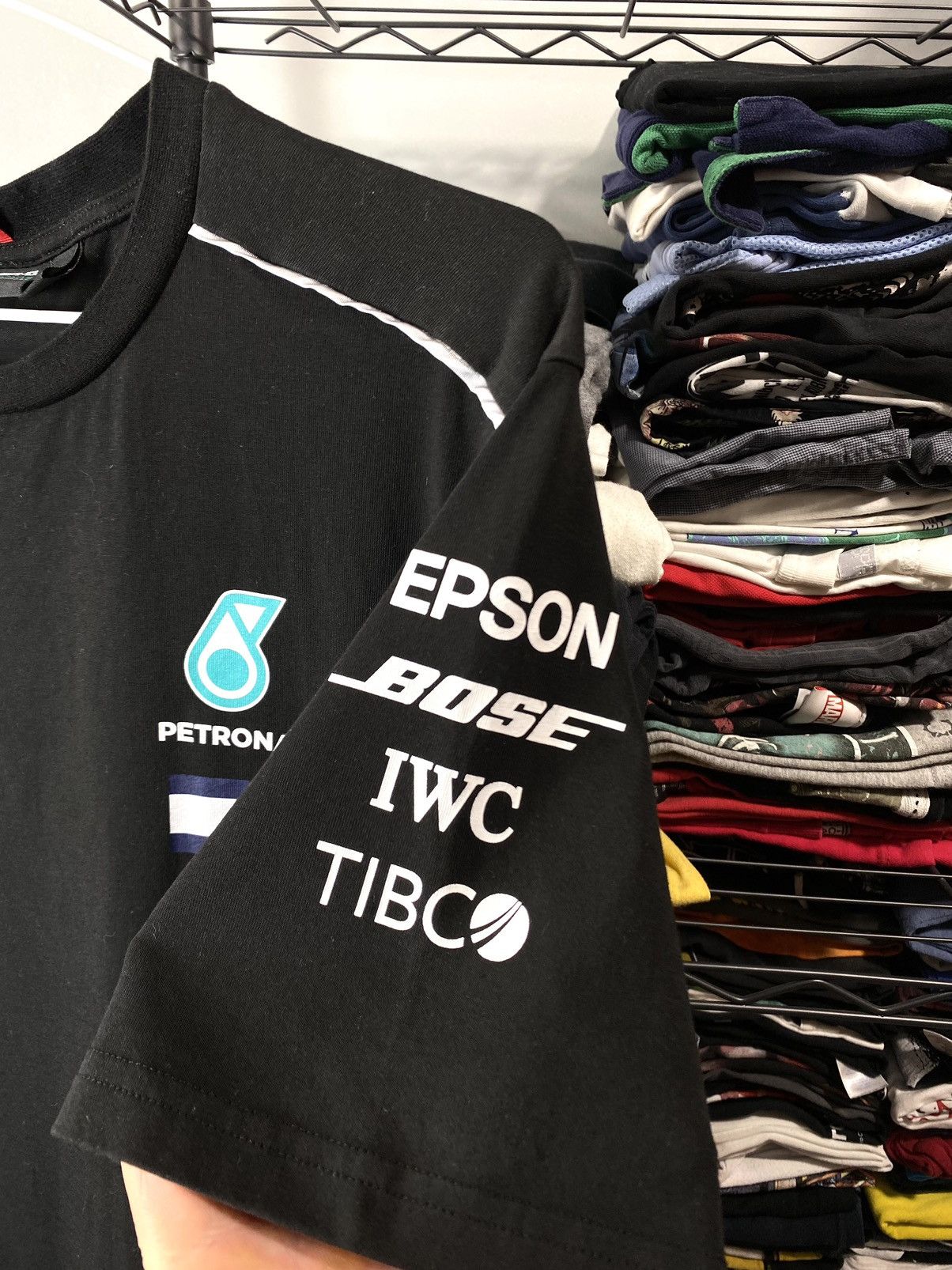 Mercedes-Benz Mercedes AMG Petronas Tommy Hilfiger Racing T Shirt Size US XL / EU 56 / 4 - 6 Thumbnail