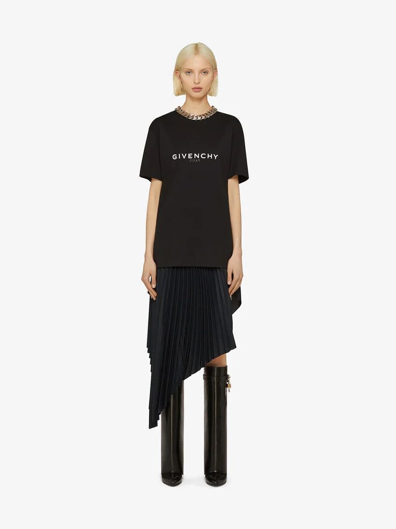 Givenchy o1w1db10326 Short Sleeve Classic Fit T-Shirt in Black Size S / US 4 / IT 40 - 2 Thumbnail