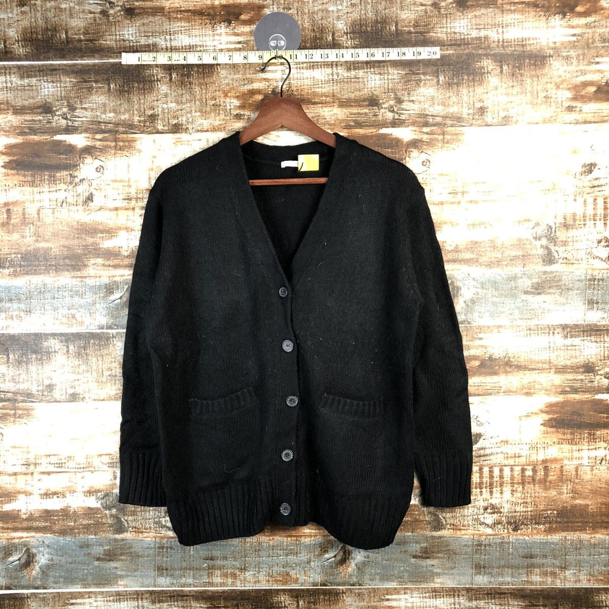 Homespun Knitwear DL Cinema Club Black Cardigan Knitwear #C573 Size US M / EU 48-50 / 2 - 1 Thumbnail