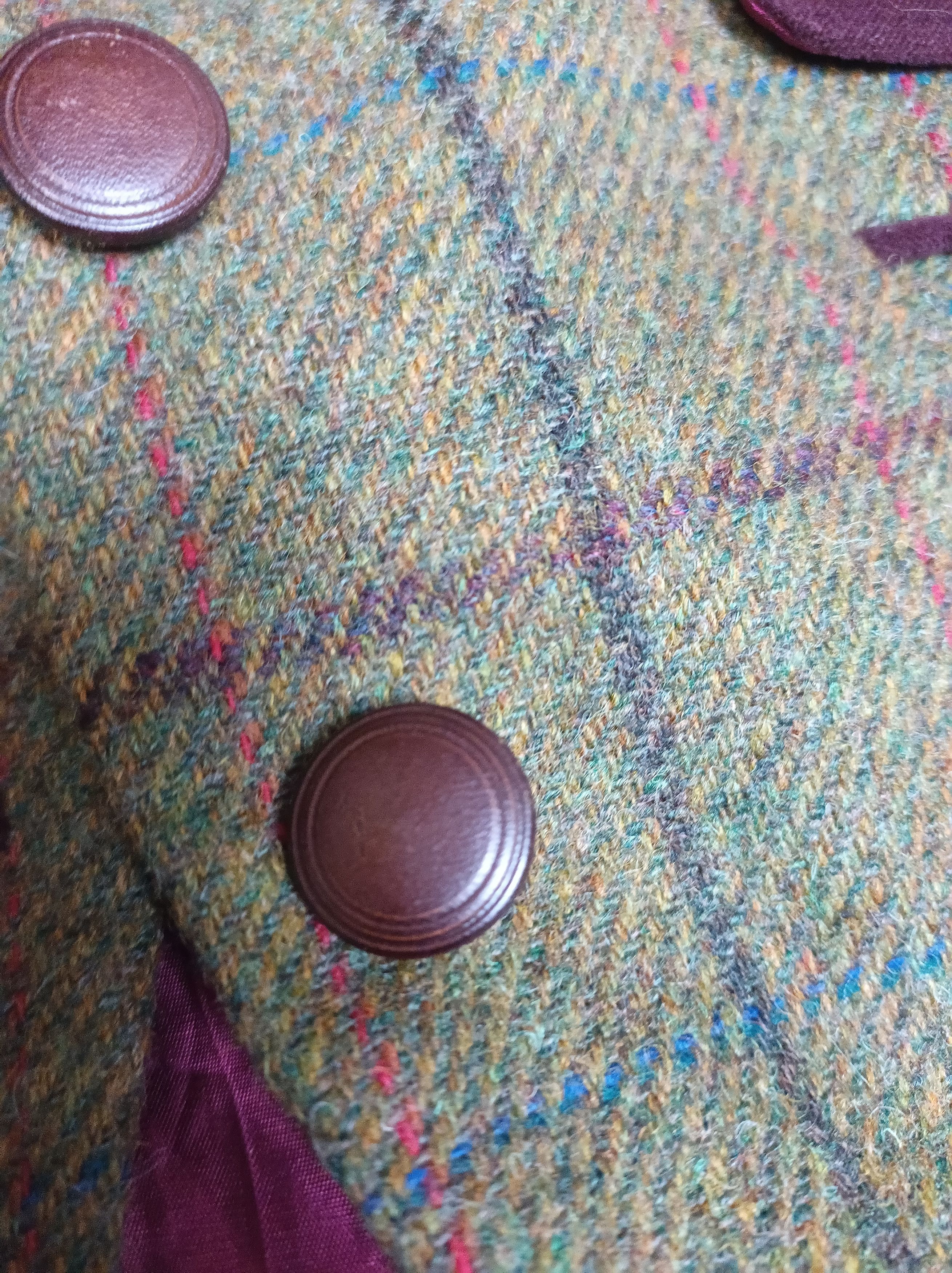 Hunter Farlow 9 Pall Mall London Tweed Wool Farm Hunt Jacket UK8 Size S / US 4 / IT 40 - 8 Thumbnail