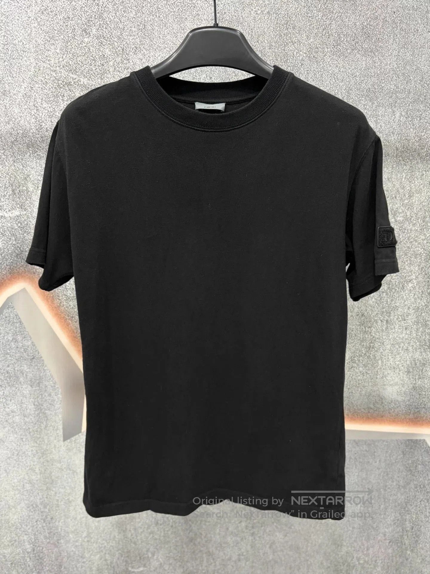 Dior Black Short Sleeve Crew Neck T. Size US S / EU 44-46 / 1 - 1 Thumbnail