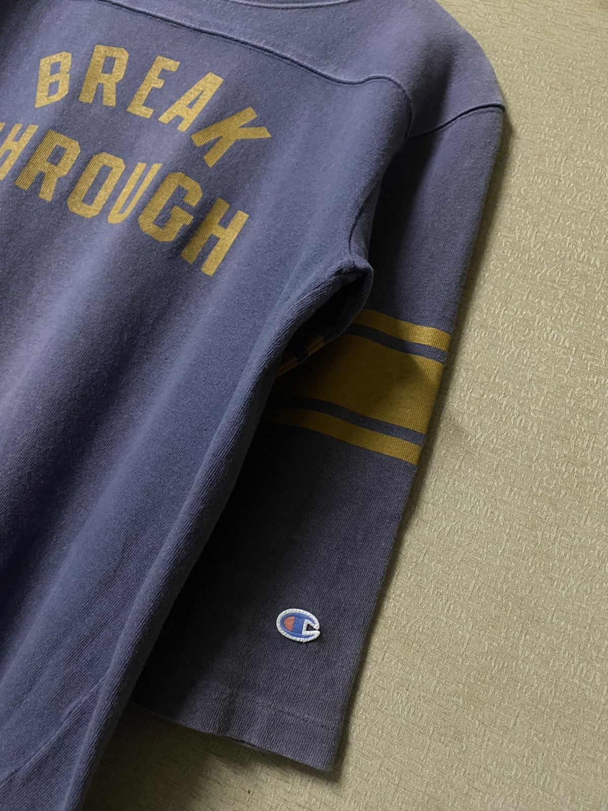 Champion × Neighborhood × Vintage Vintage 80s Champion x Neigborhood Break Through 3q Tshirt Size US M / EU 48-50 / 2 - 5 Thumbnail