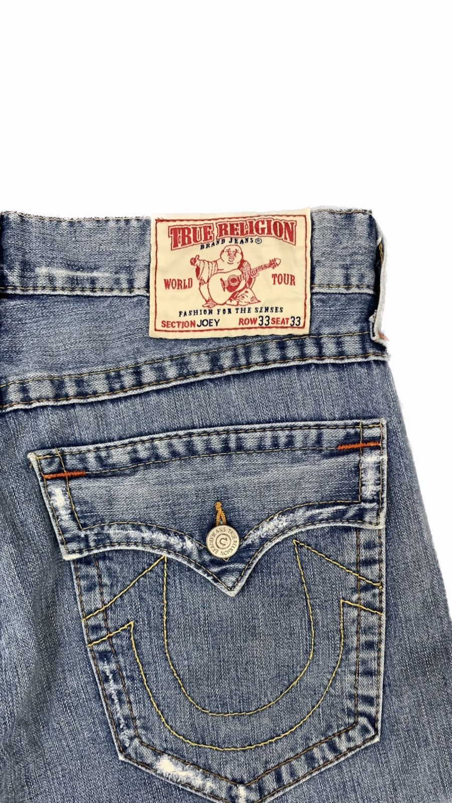 True Religion × Vintage True Religion Brand Jeans Size US 34 / EU 50 - 12 Thumbnail