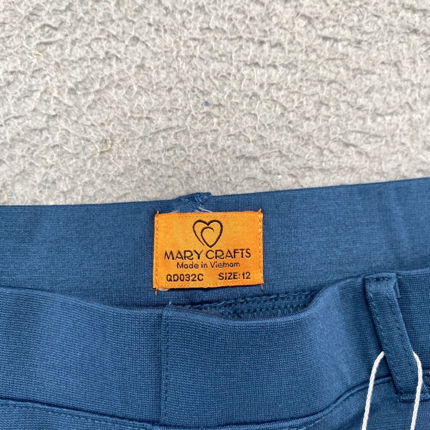 Vintage Marycrafts Women's Dress Pants Blue Ankle Work Pants Size 12 NEW Dress Pants Womens Blue 12 Marycrafts Size 34" / US 12 / IT 48 - 3 Thumbnail