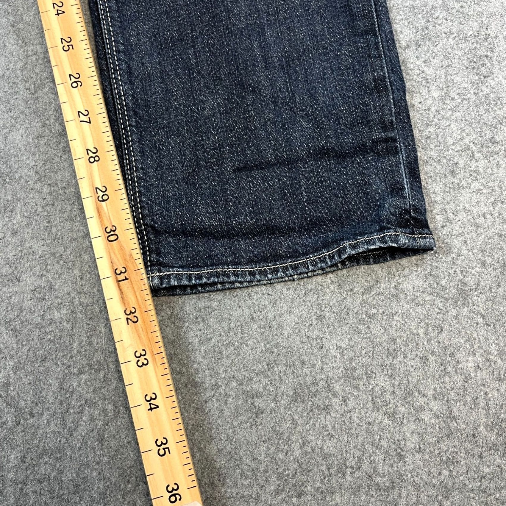 Hugo Boss HUGO BOSS Jeans Maine 1 Regular 34 34 Dark Wash Blue Denim 5-Pocket Stretch Mens Size US 34 / EU 50 - 4 Thumbnail
