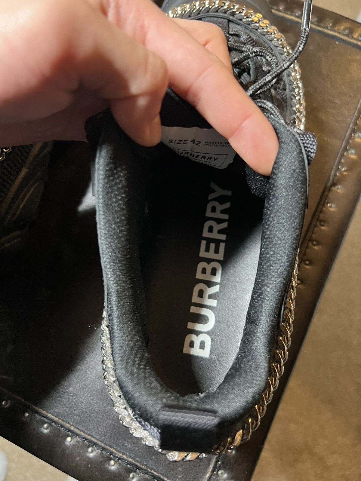 Burberry Burberry Arthur Chain Sneaker Size US 8.5 / EU 41-42 - 6 Thumbnail