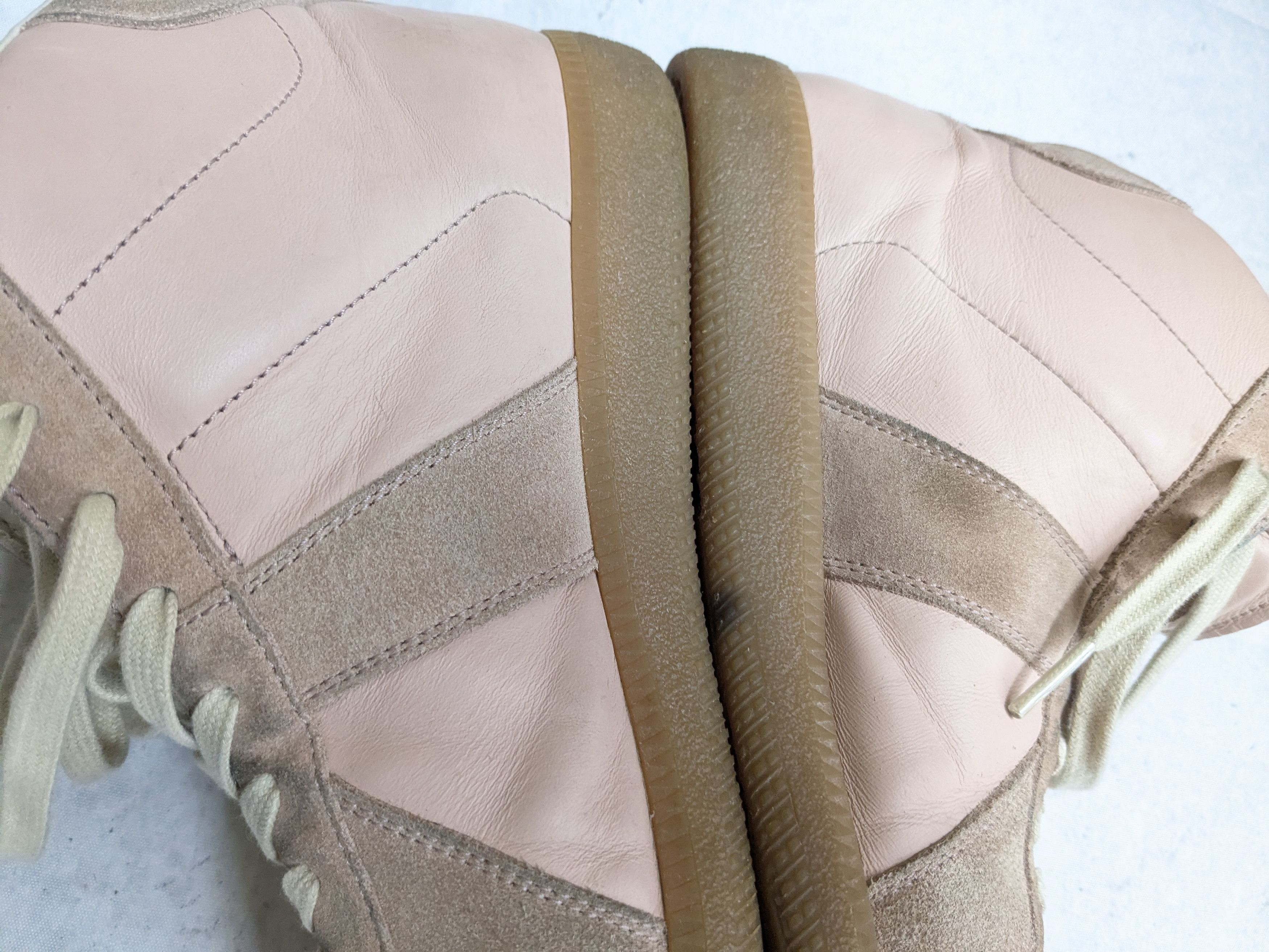 Maison Margiela Maison Margiela GAT Replica Pink High Tops 10 43 Gum Size US 10 / EU 43 - 11 Thumbnail
