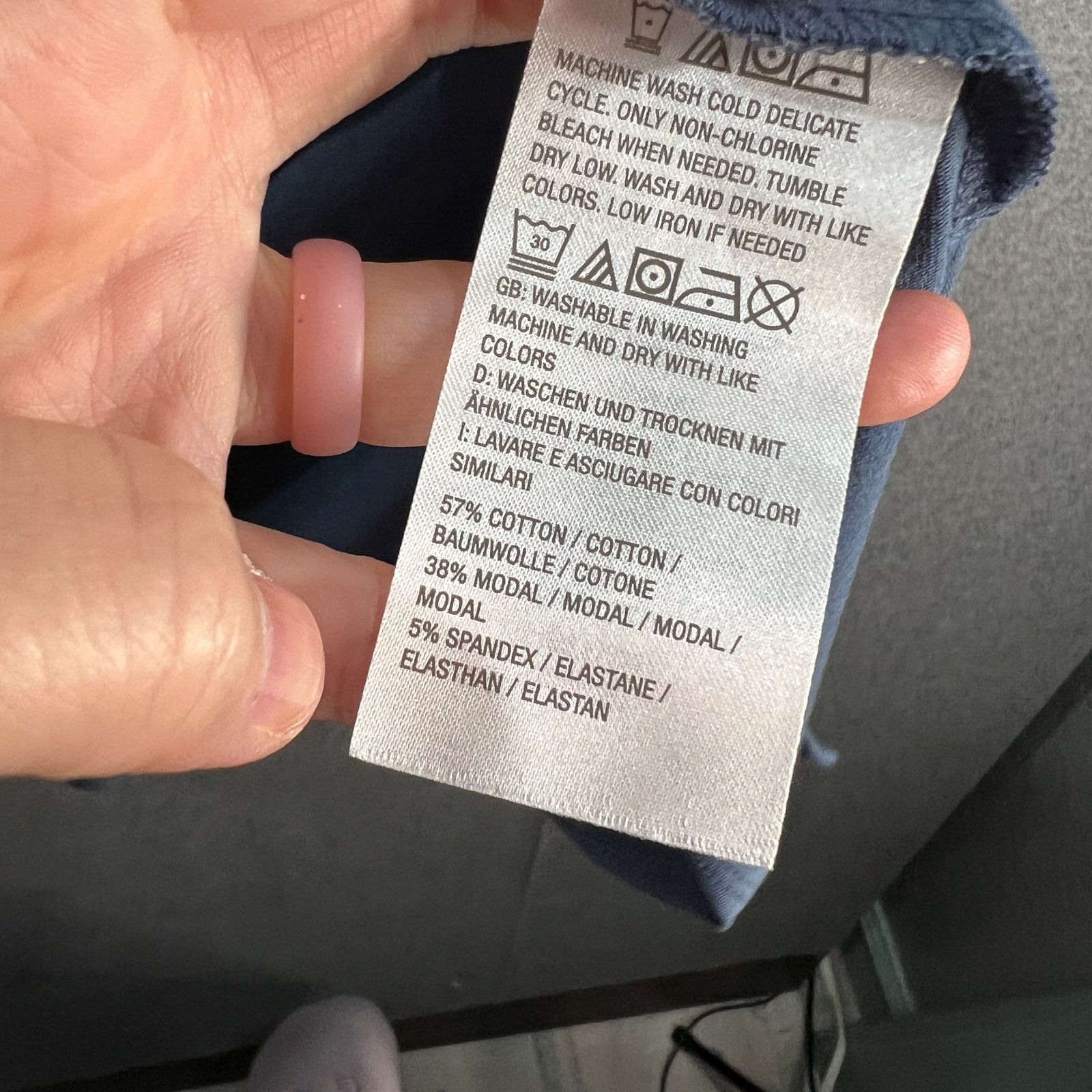 Other AnyBody Cozy Knit Button Front Long Cardigan Medium Indigo Size M / US 6-8 / IT 42-44 - 9 Thumbnail