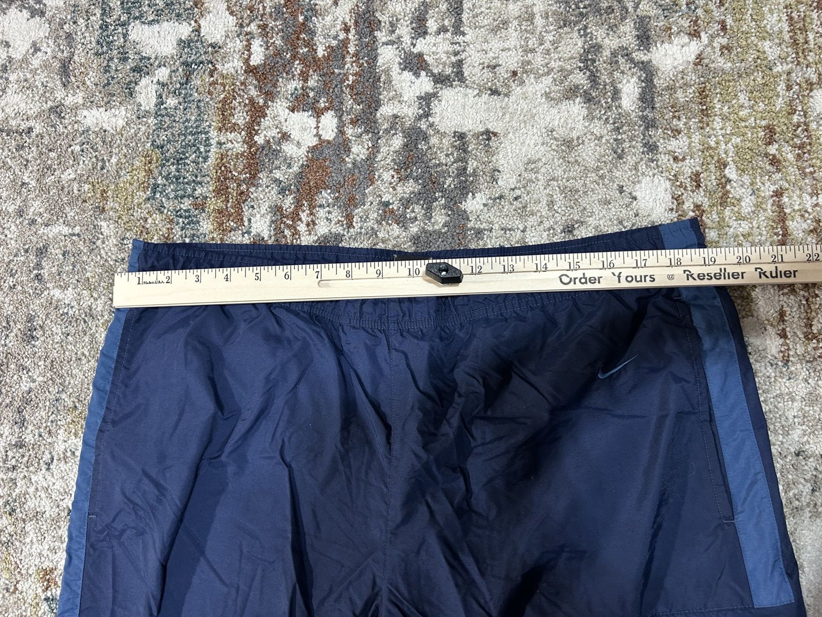 Nike Vintage Y2K Nike Navy Blue Wide Leg Track Pants Size US 32 / EU 48 - 7 Thumbnail
