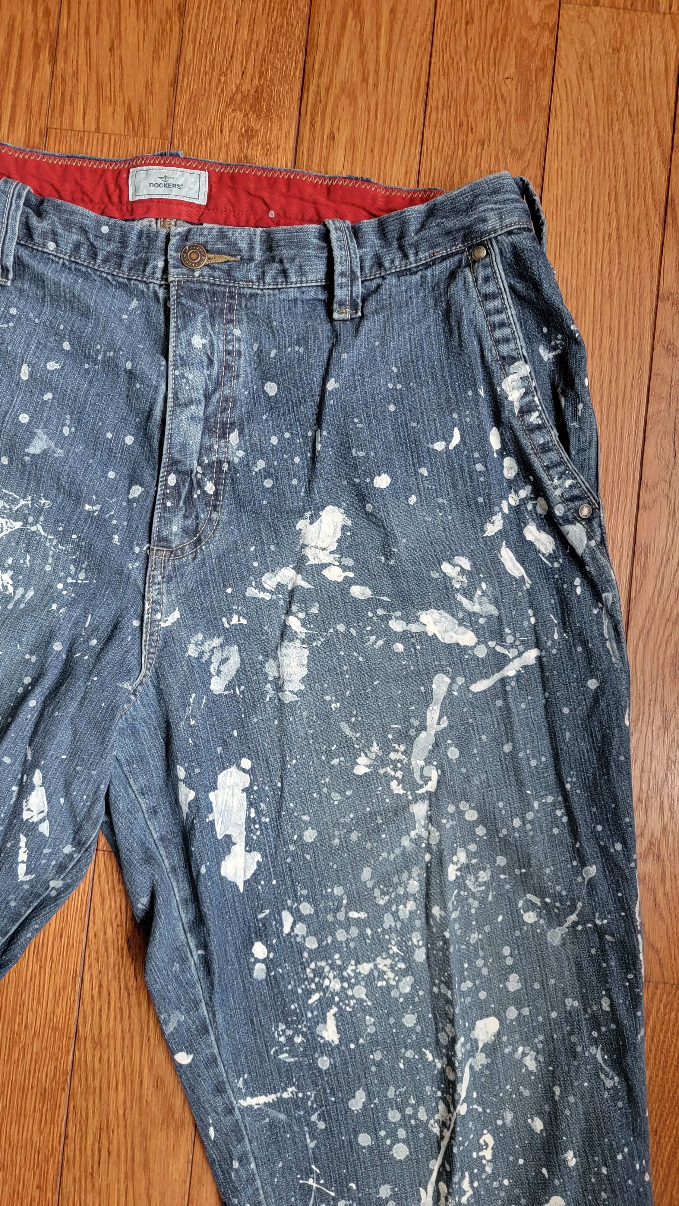 Dockers Dockers splatter carpenter denim size 40 Size US 40 / EU 56 - 2 Thumbnail