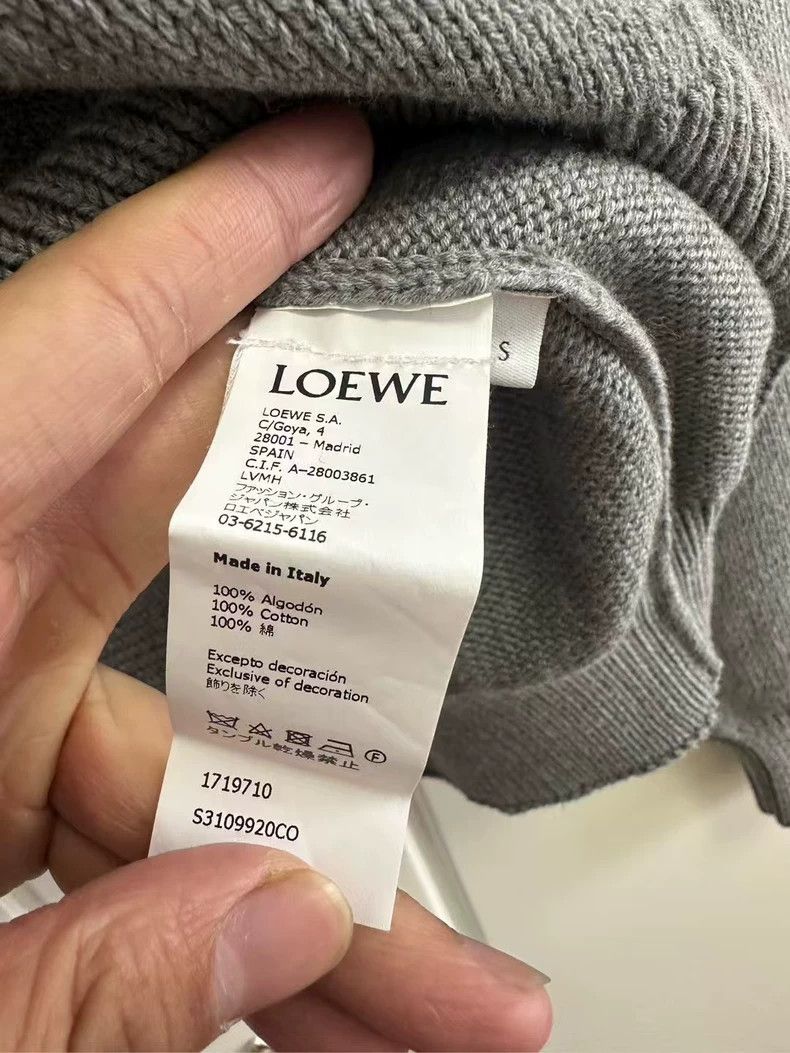 Loewe LOEWE Embroidered slogan logo sweater Size S / US 4 / IT 40 - 4 Thumbnail