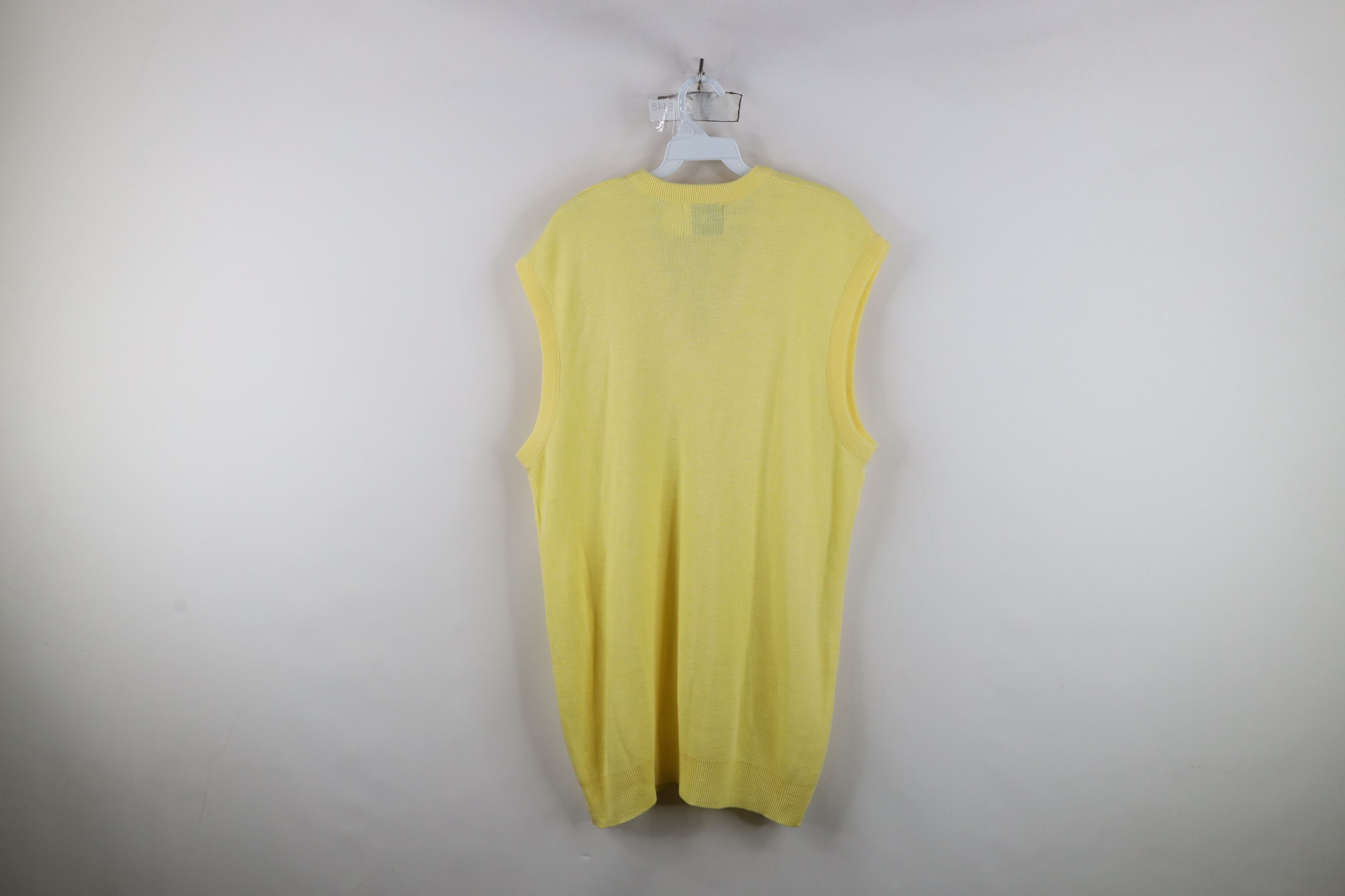 Vintage Vintage 70s Streetwear Blank Soft Knit Sweater Vest USA Size US XL / EU 56 / 4 - 11 Thumbnail