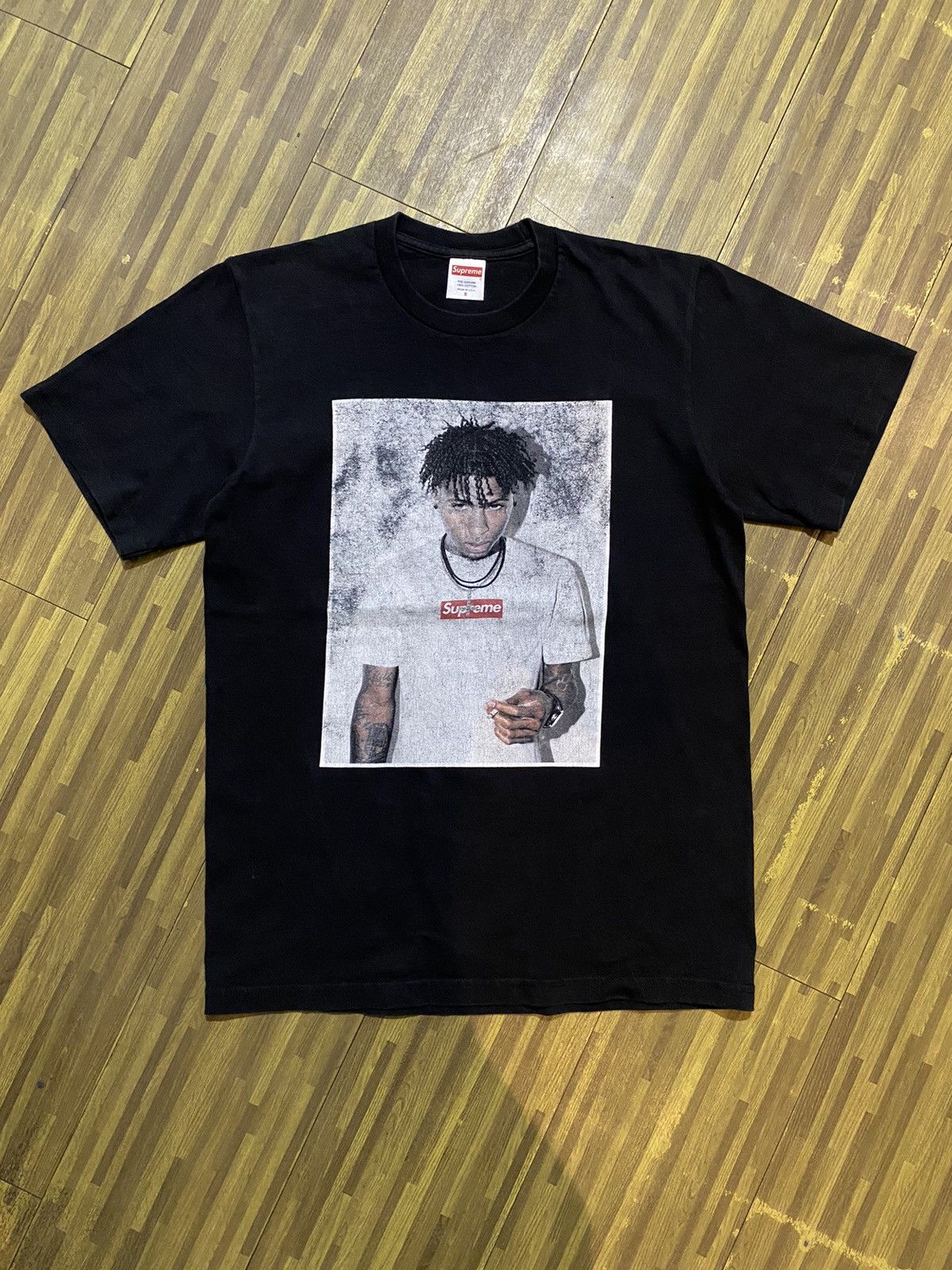 Original Supreme NBA Youngboy Tee Black FW23