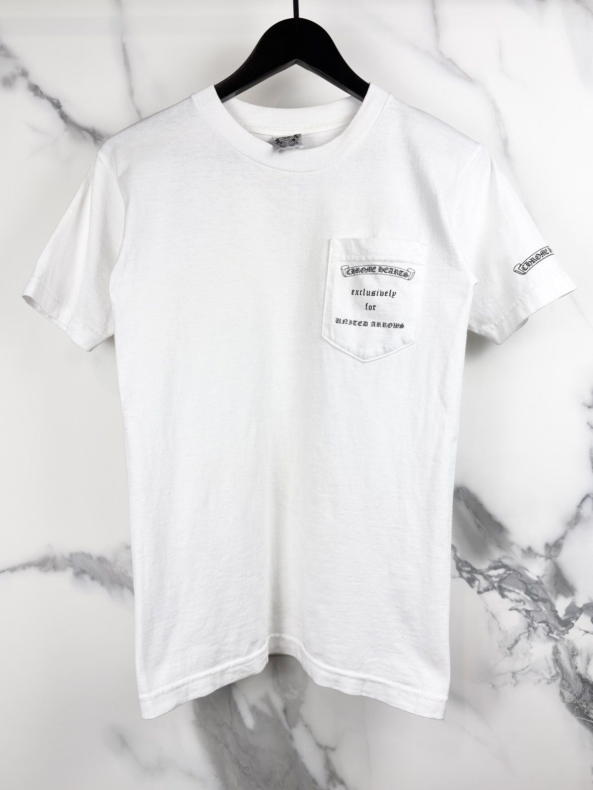 Chrome Hearts Chrome Hearts Vintage United Arrows Dagger Pocket Tshirt Size US S / EU 44-46 / 1 - 2 Thumbnail