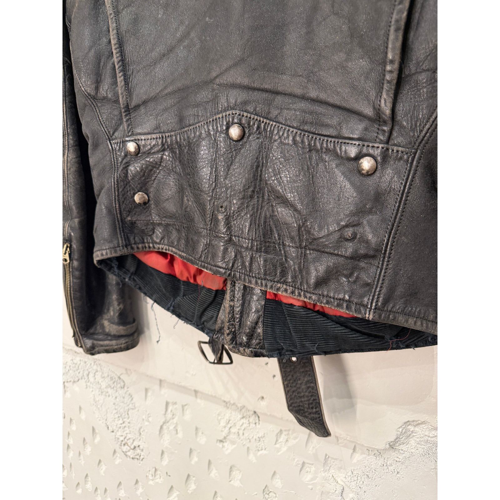 Sears Vintage 1950's Sears Hercules D Pocket Leather Moto Jacket Size US M / EU 48-50 / 2 - 8 Thumbnail