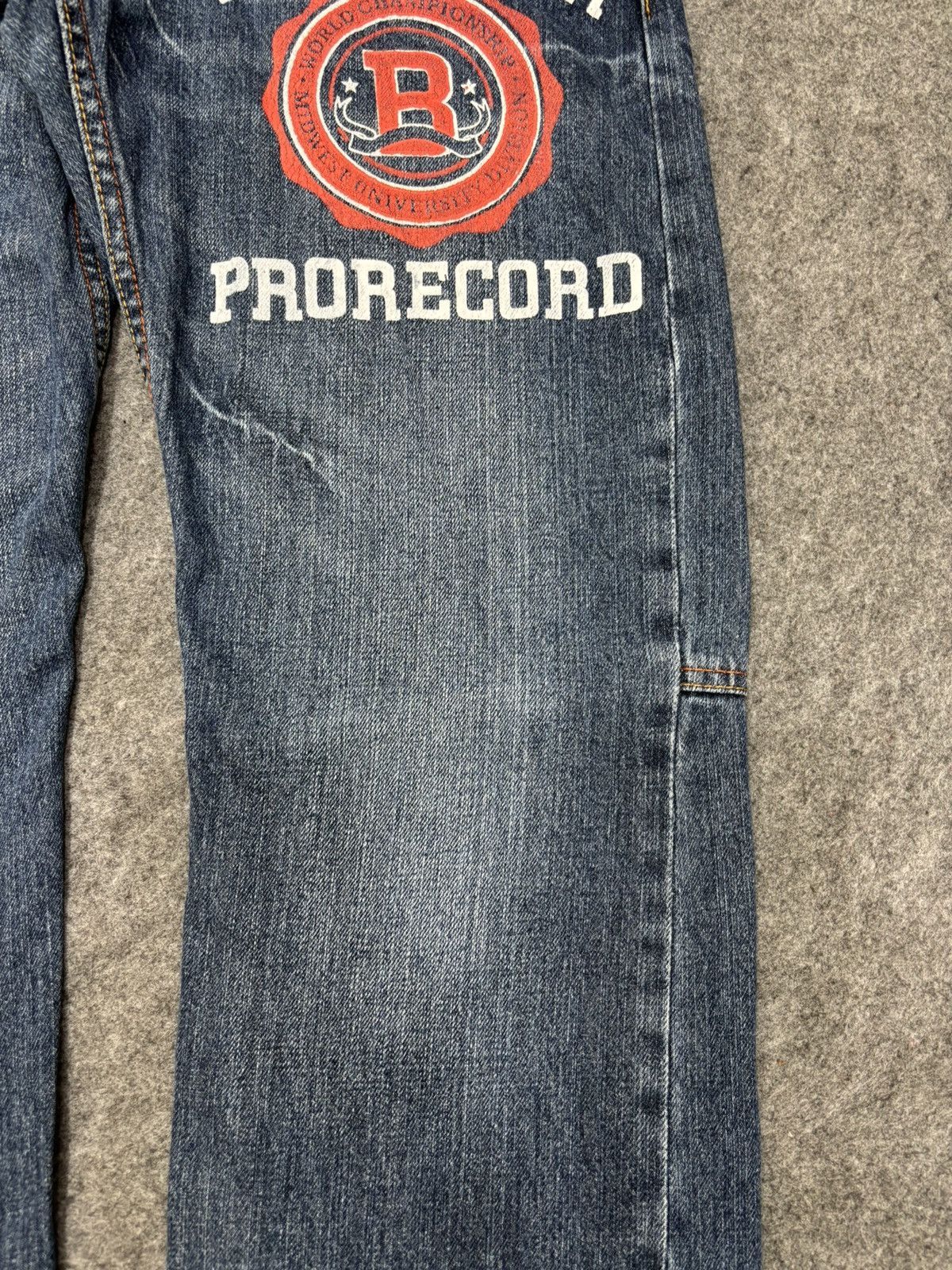 Japanese Brand 💥Double Waist💥Insane Dominate Twisted Leg Denim F653 Size US 32 / EU 48 - 5 Thumbnail