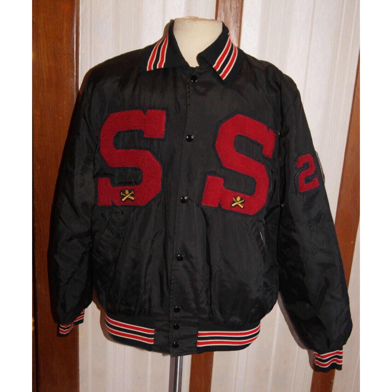 Other VTG Spfld IL High School Senators Varsity Bomber Jacket XL Size US XL / EU 56 / 4 - 1 Thumbnail