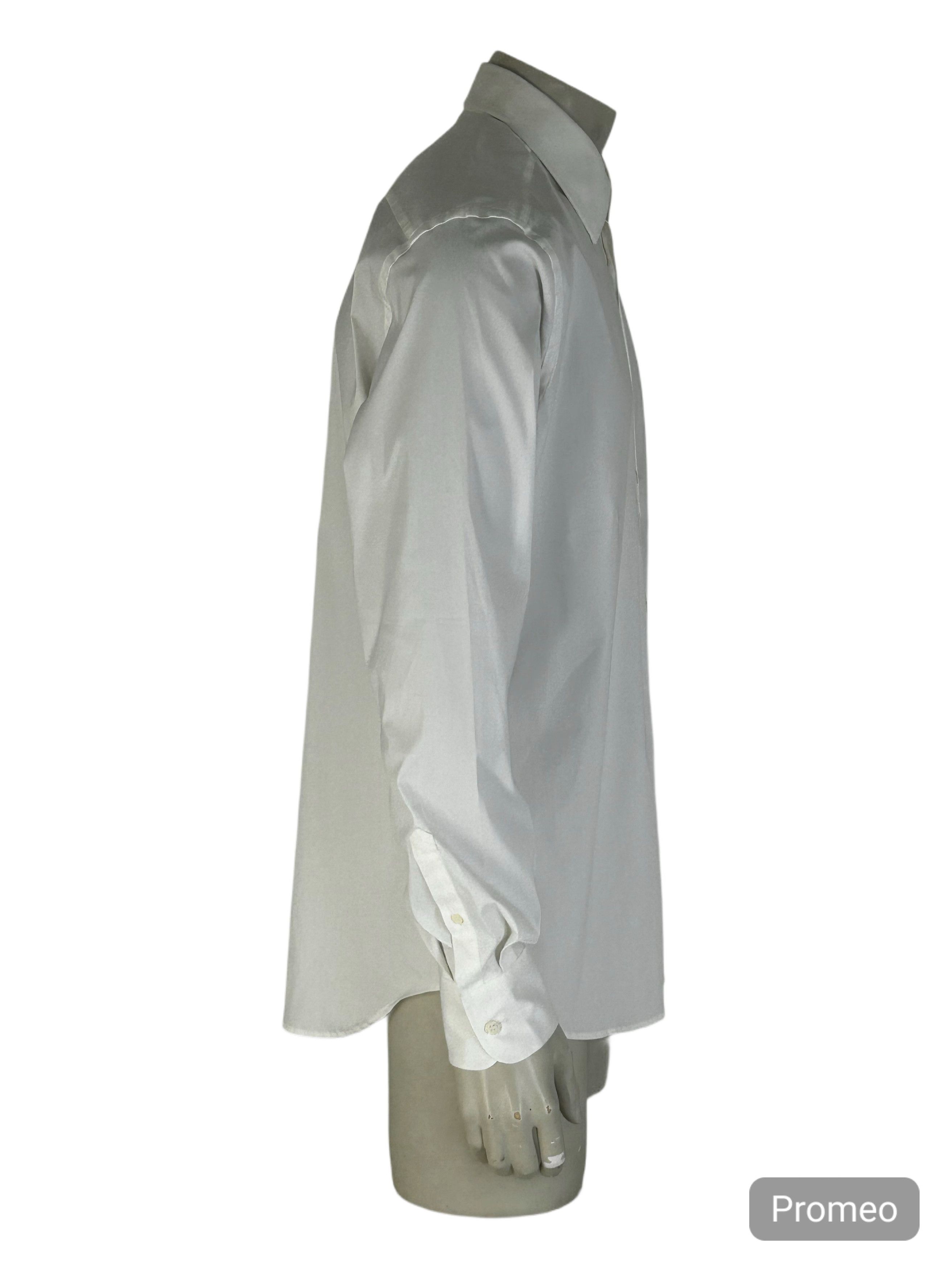 Prada PRADA WHITE COTTON SHIRT Size US L / EU 52-54 / 3 - 2 Thumbnail