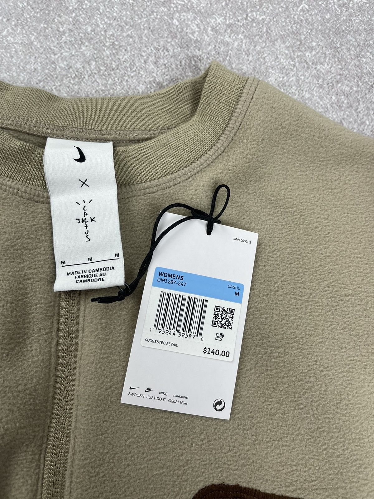 Nike × Travis Scott Nike x Travis Scott NRG Cactus Fleece Pullover Sweatshirt M Size M / US 6-8 / IT 42-44 - 14 Thumbnail