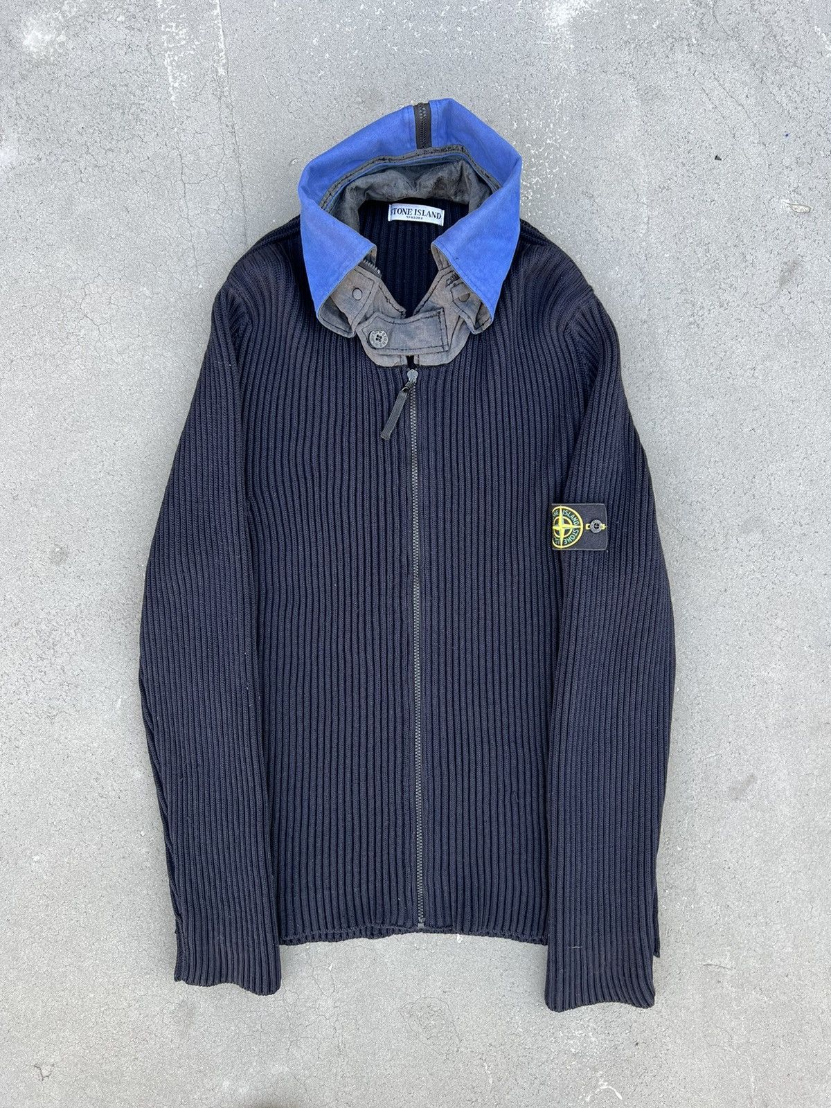 Stone Island × Vintage Stone Island vintage hoodie Size US L / EU 52-54 / 3 - 3 Thumbnail