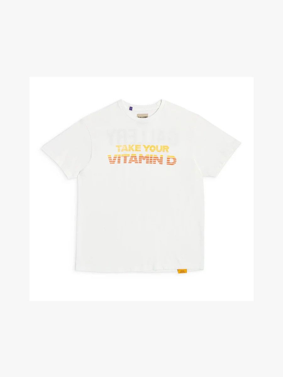 Gallery Dept. o1mle0326 Vitamin D Tee Shirt in White Size US S / EU 44-46 / 1 - 1 Thumbnail