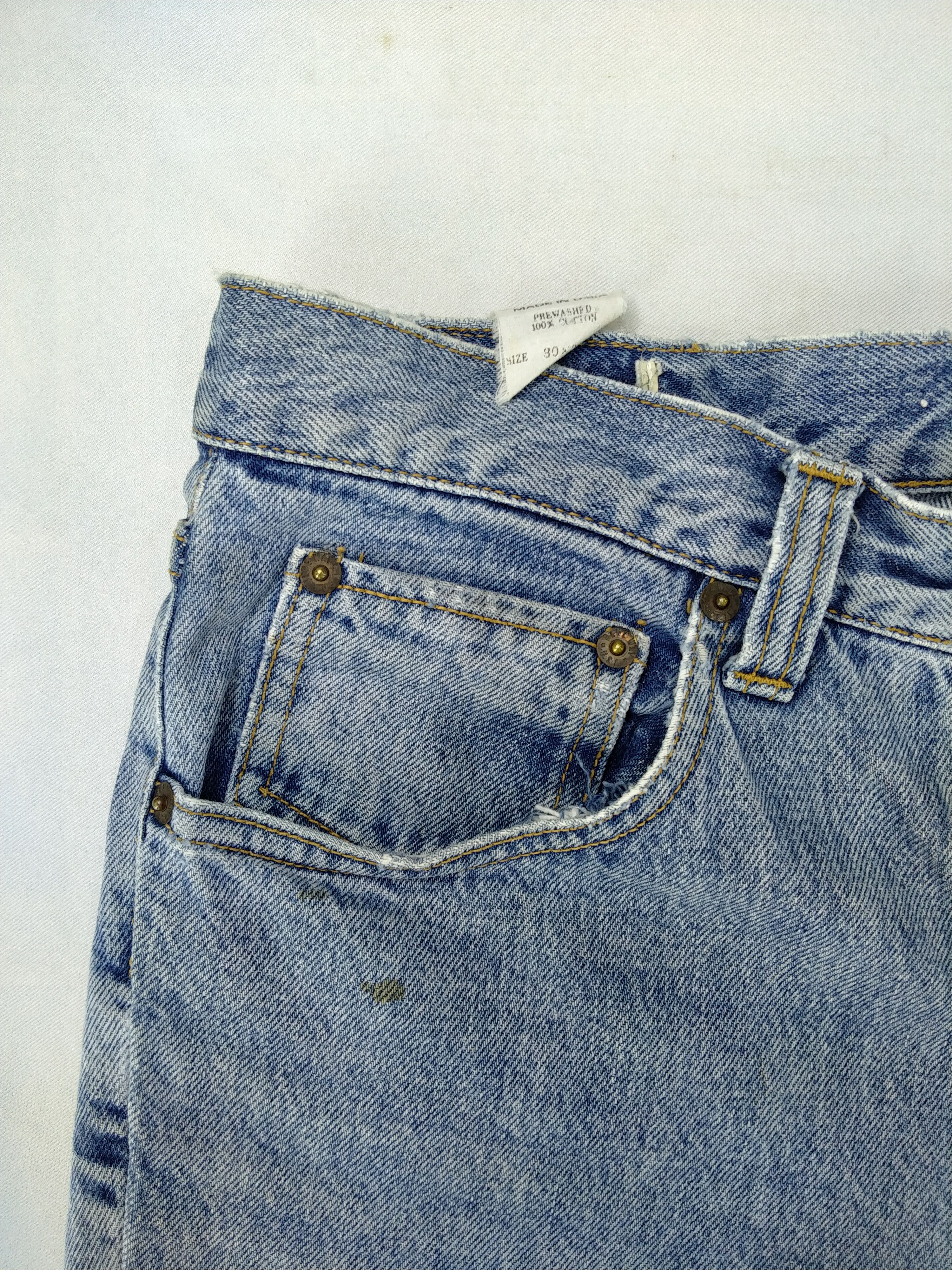 Levi's Faded Blue Vintage Levi's 502 Jeans 35x27.5 Denim -JN107 Size US 35 - 17 Thumbnail