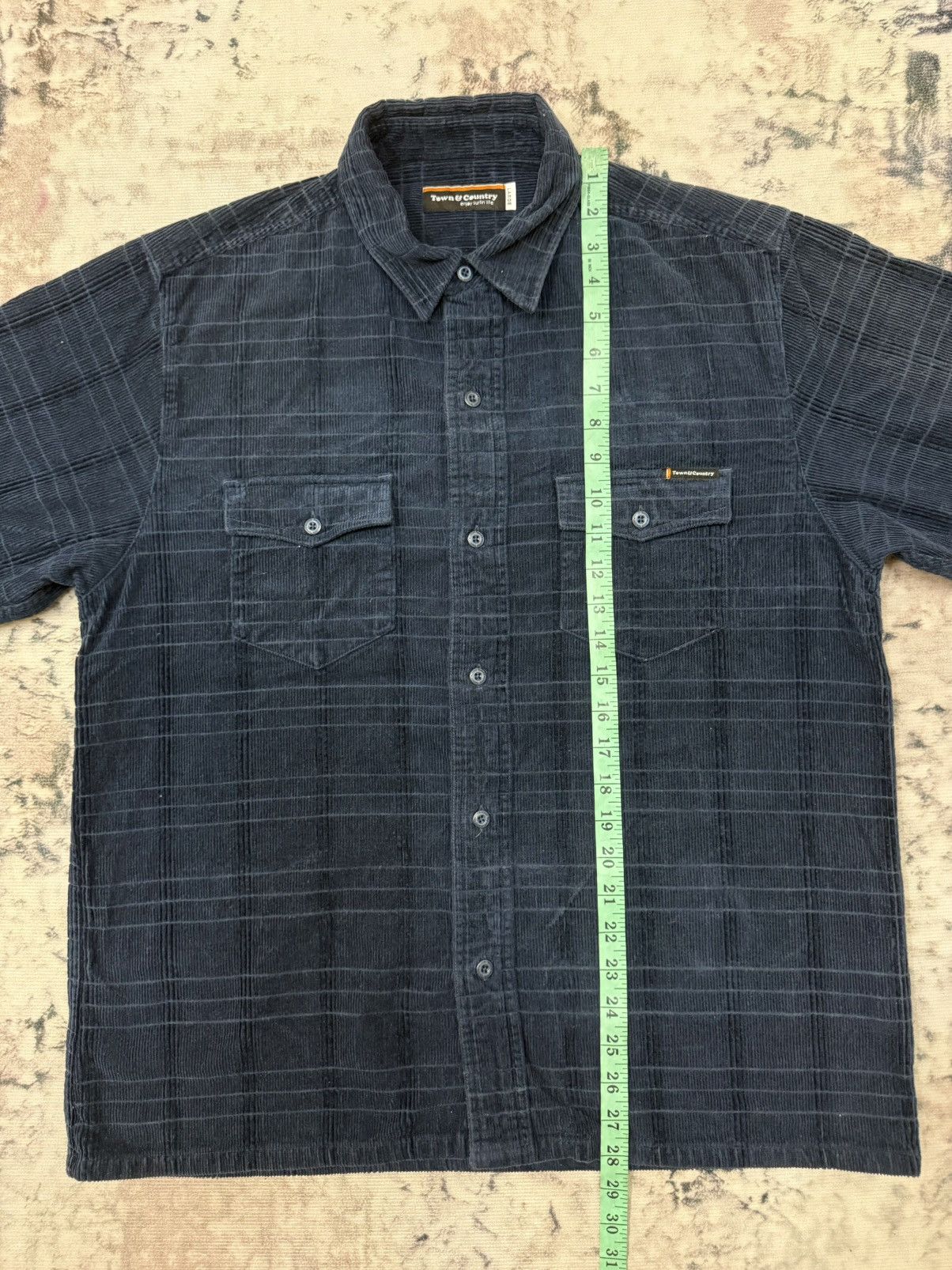 Japanese Brand TOWN & COUNTRY ENJOY SURFIN LIFE CUDROY BUTTON UP SHIRT Size US L / EU 52-54 / 3 - 13 Thumbnail
