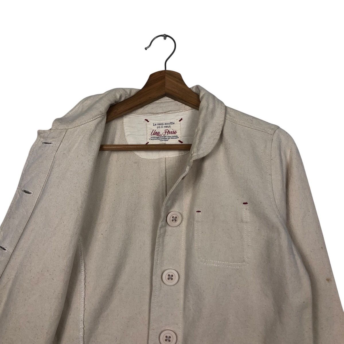 Japanese Brand 📌Vintage Deck Chore Jacket Le Vent Souffle Size US M / EU 48-50 / 2 - 13 Thumbnail
