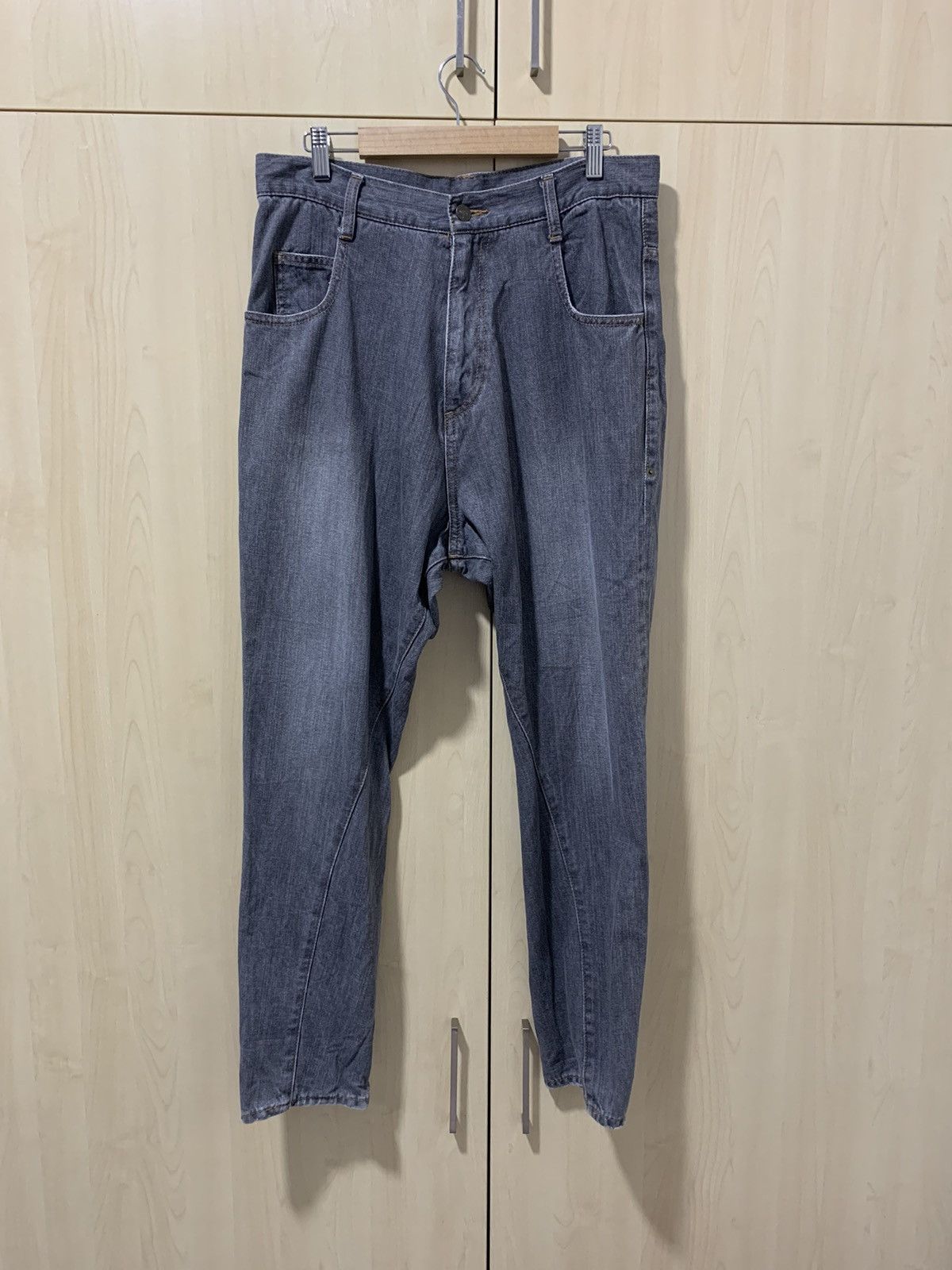 Frapbois harem denim pant jean
