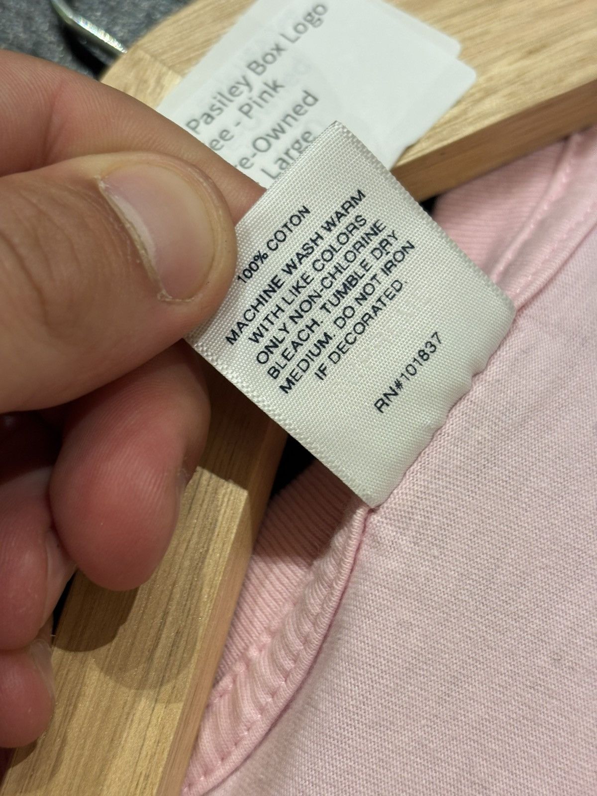 Supreme Supreme Paisley Box Logo Tee Size US L / EU 52-54 / 3 - 4 Thumbnail