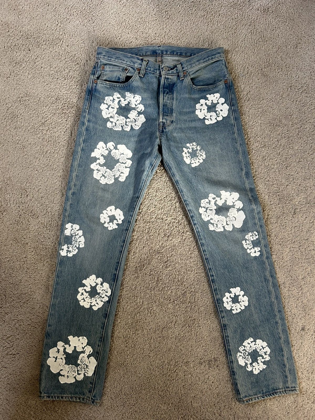 Levi's Levi's x Denim Tears “The Cotton Wreath” Light wash Jeans