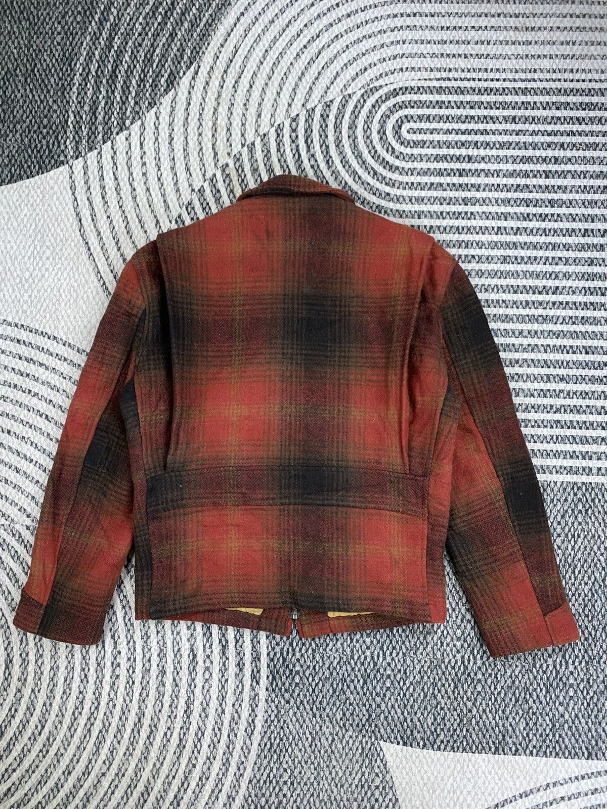 Hysteric Glamour Vintage The Moment Red Black Checked Zip-Up Jacket Size US M / EU 48-50 / 2 - 2 Thumbnail